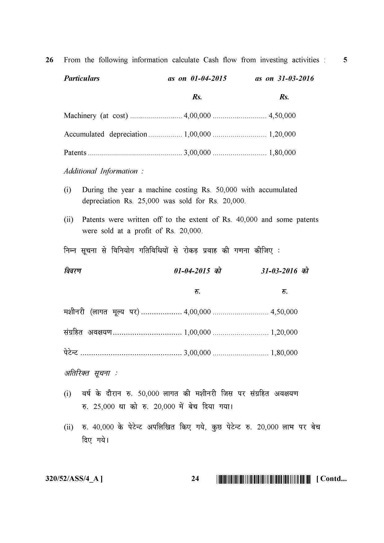 NIOS April 2016 Class 12 Question Paper - Page 278