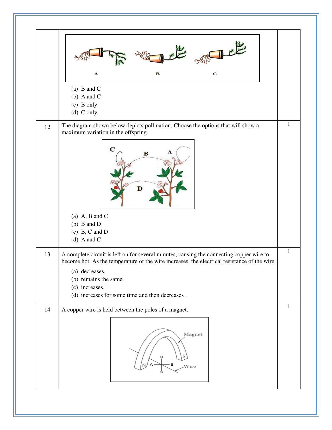 CBSE Class 10 Science Sample Question Paper 2023 - Page 4