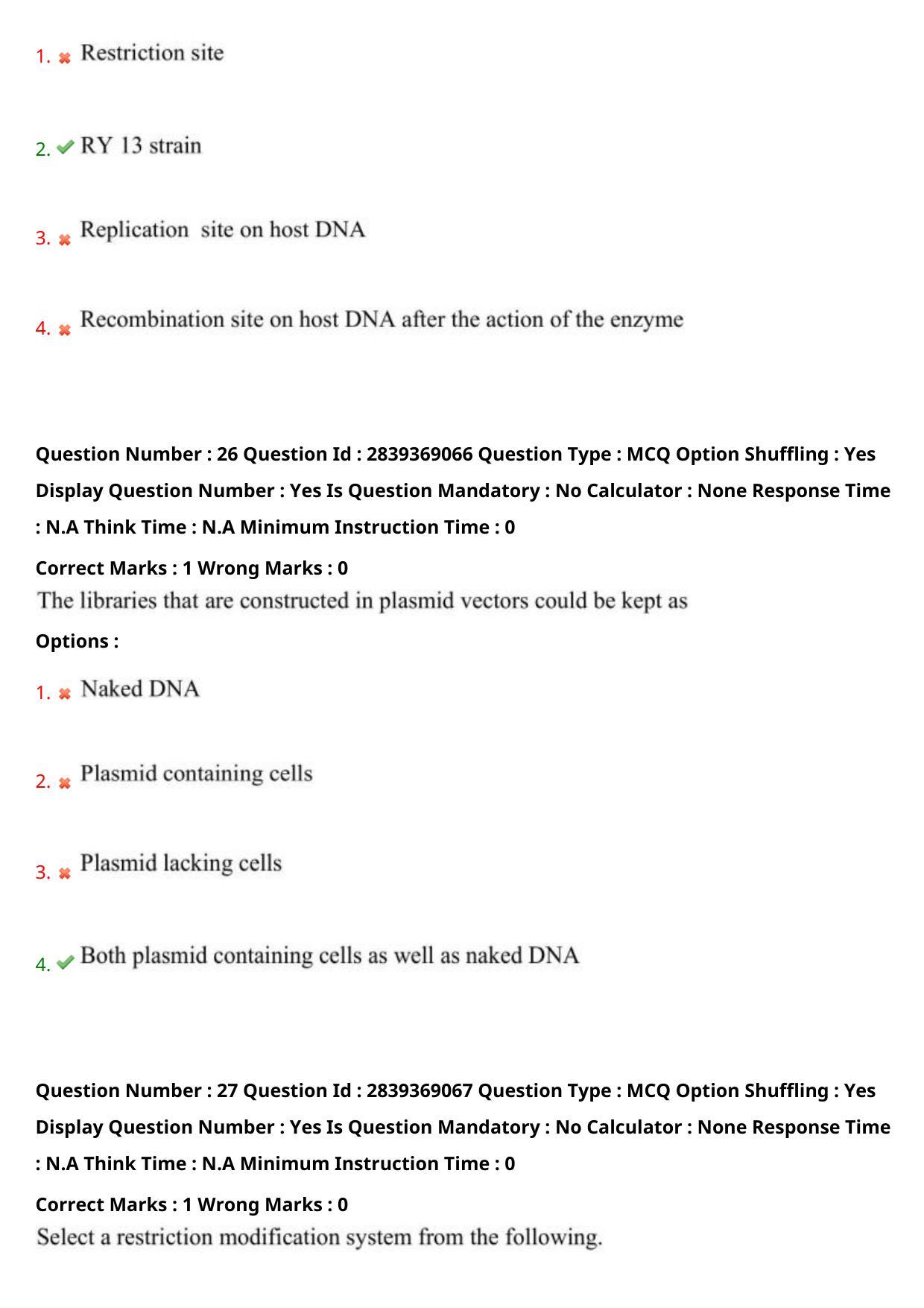 TS PGECET 2023: BT - BIO-TECHNOLOGY Question Papers - Page 17