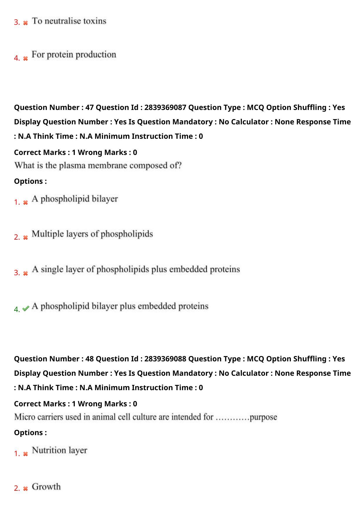 TS PGECET 2023: BT - BIO-TECHNOLOGY Question Papers - Page 28