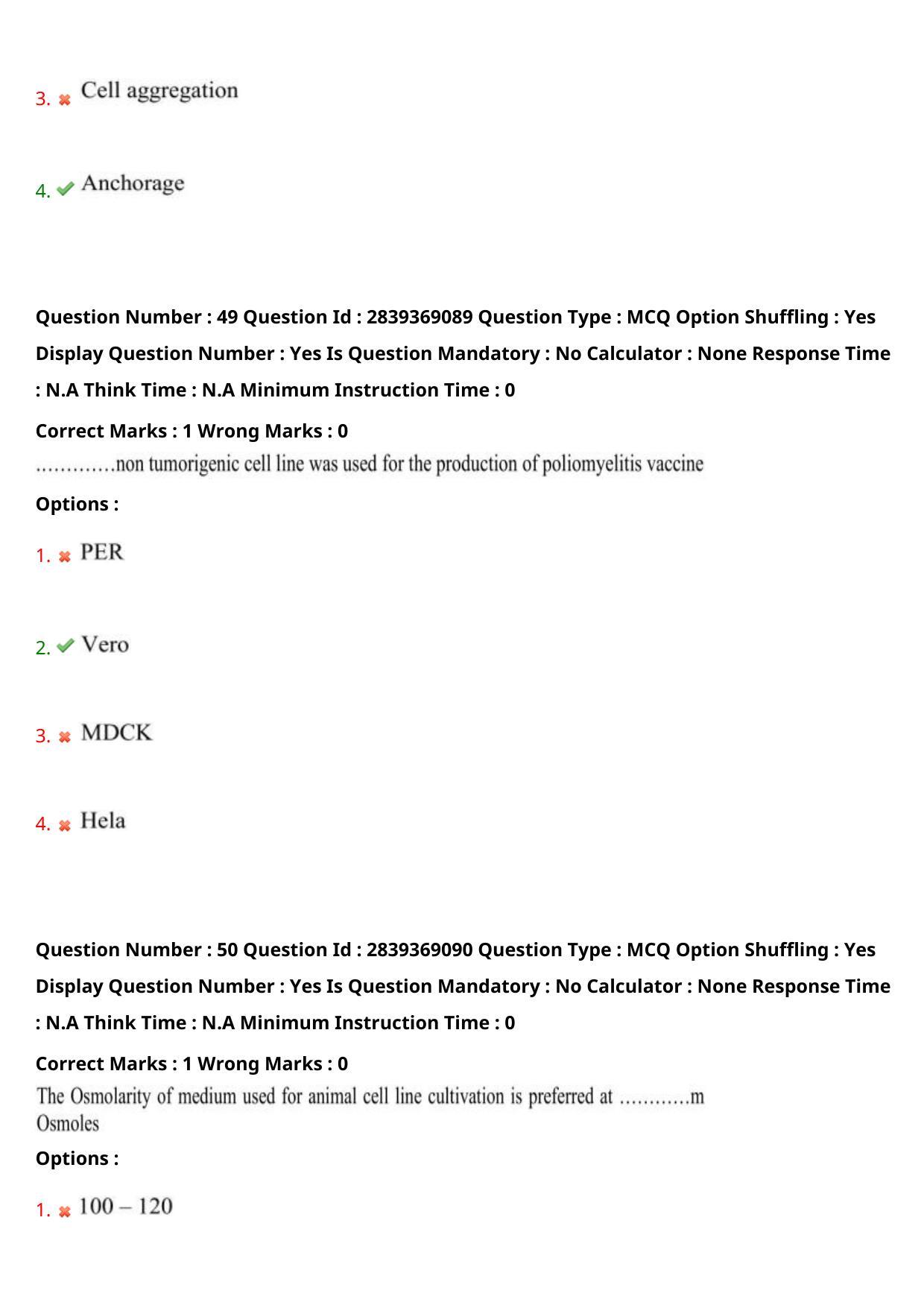 TS PGECET 2023: BT - BIO-TECHNOLOGY Question Papers - Page 29
