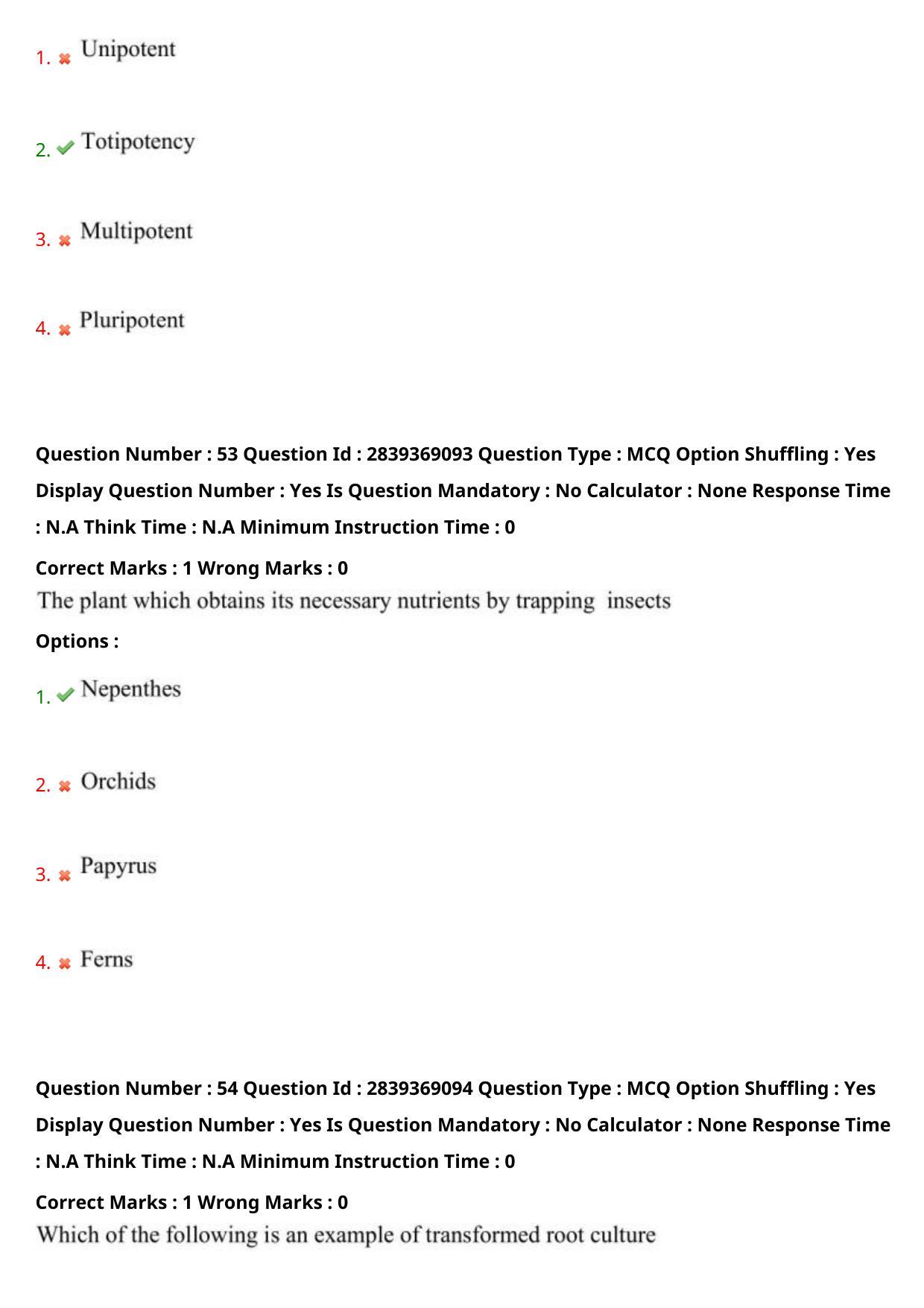 TS PGECET 2023: BT - BIO-TECHNOLOGY Question Papers - Page 31