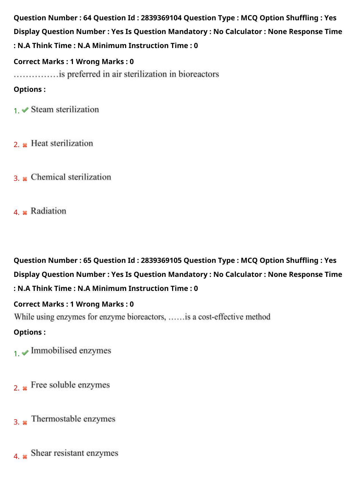 TS PGECET 2023: BT - BIO-TECHNOLOGY Question Papers - Page 37
