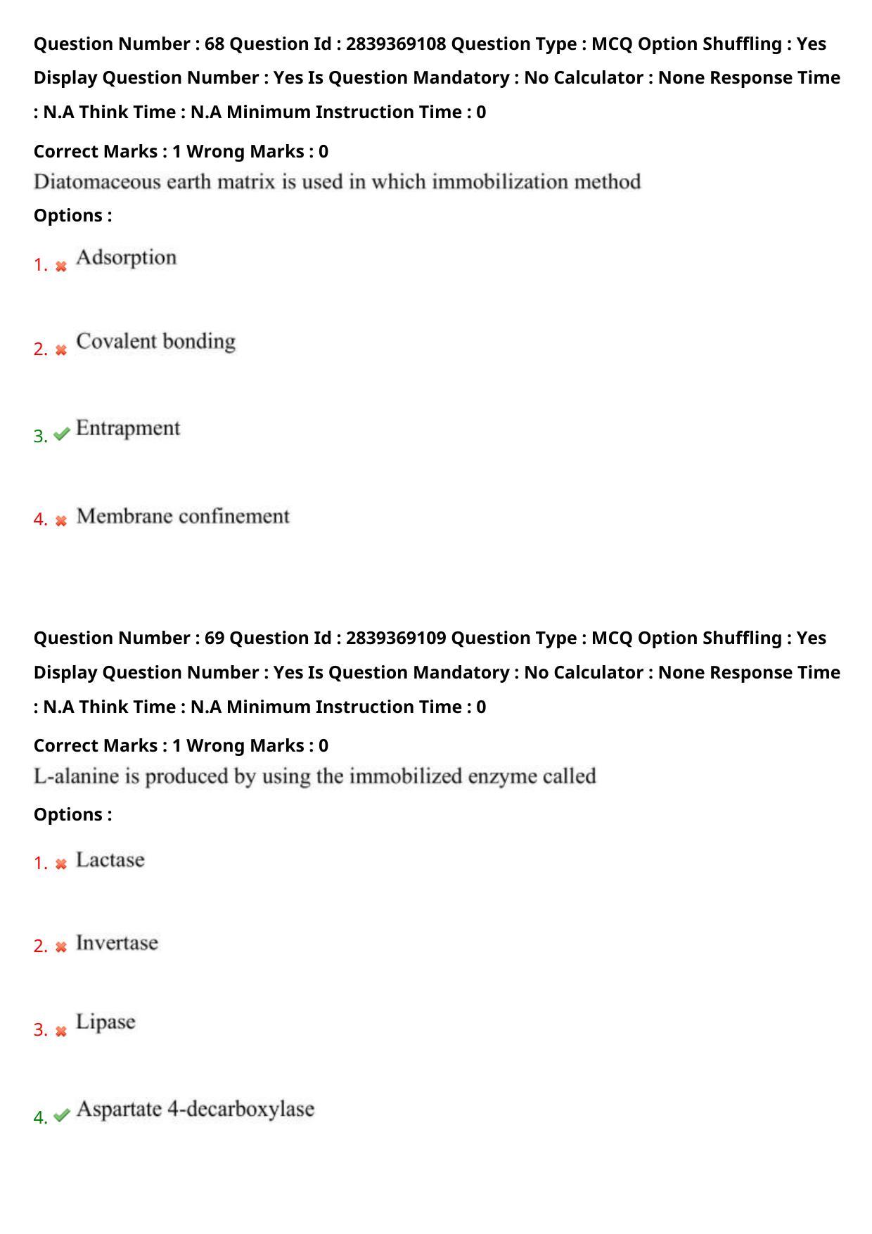TS PGECET 2023: BT - BIO-TECHNOLOGY Question Papers - Page 39