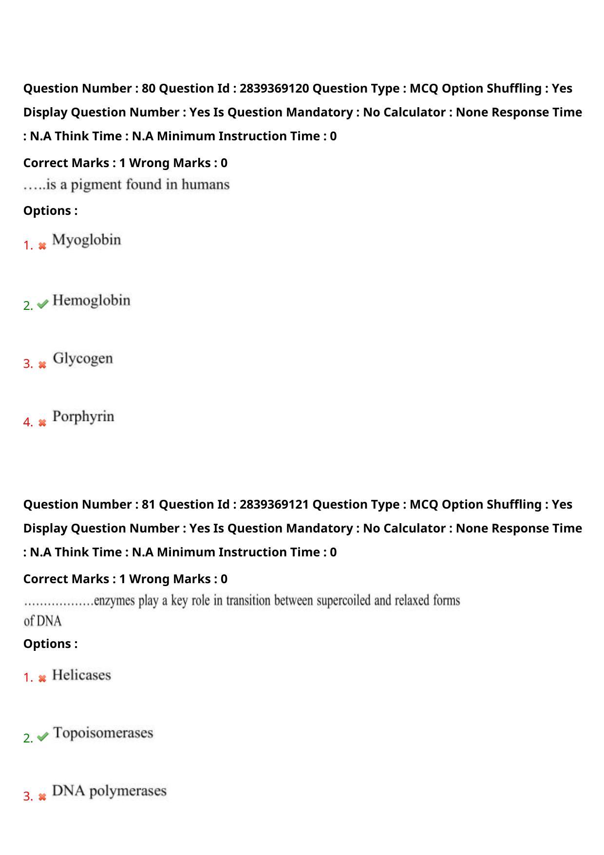 TS PGECET 2023: BT - BIO-TECHNOLOGY Question Papers - Page 45