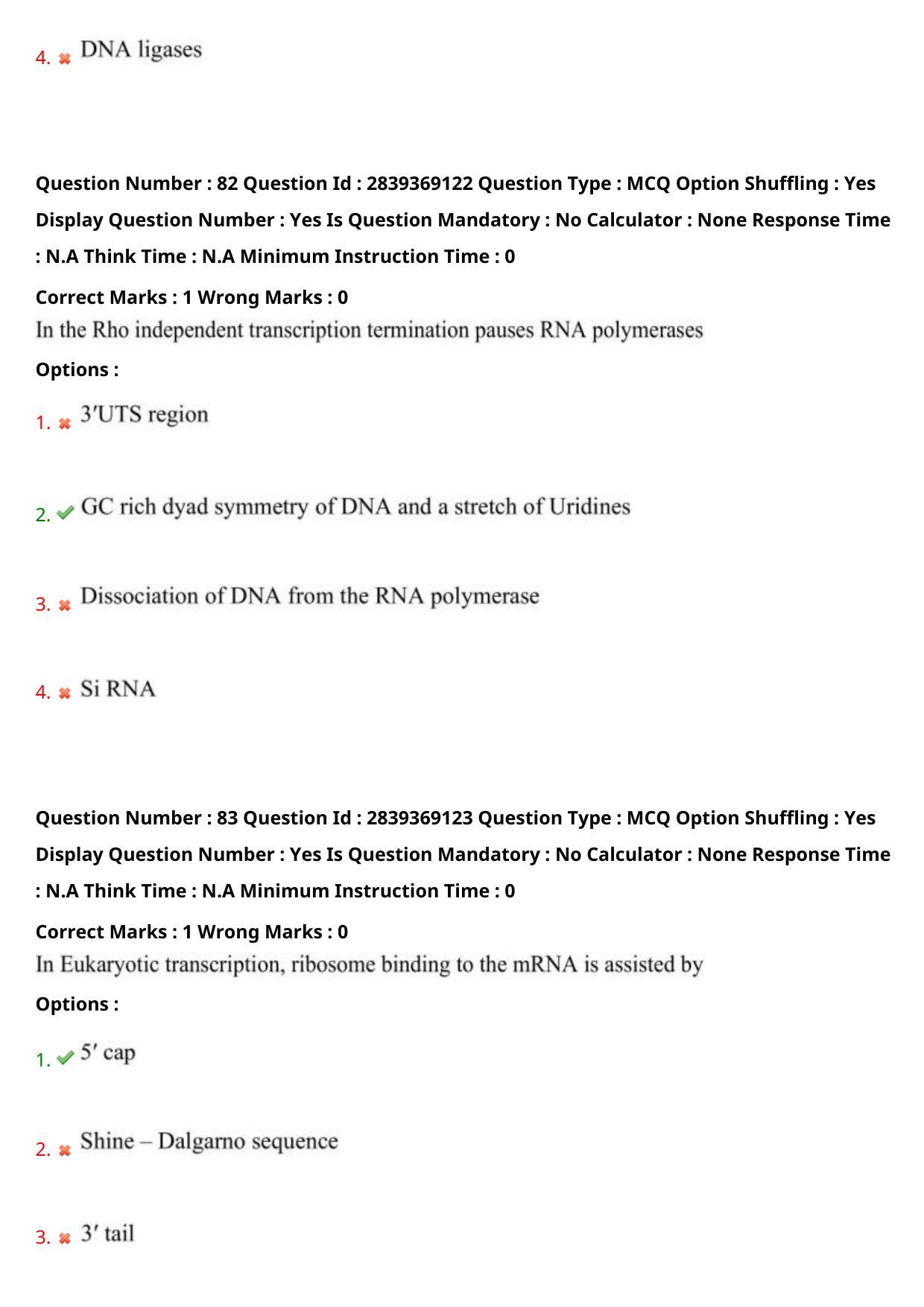 TS PGECET 2023: BT - BIO-TECHNOLOGY Question Papers - Page 46