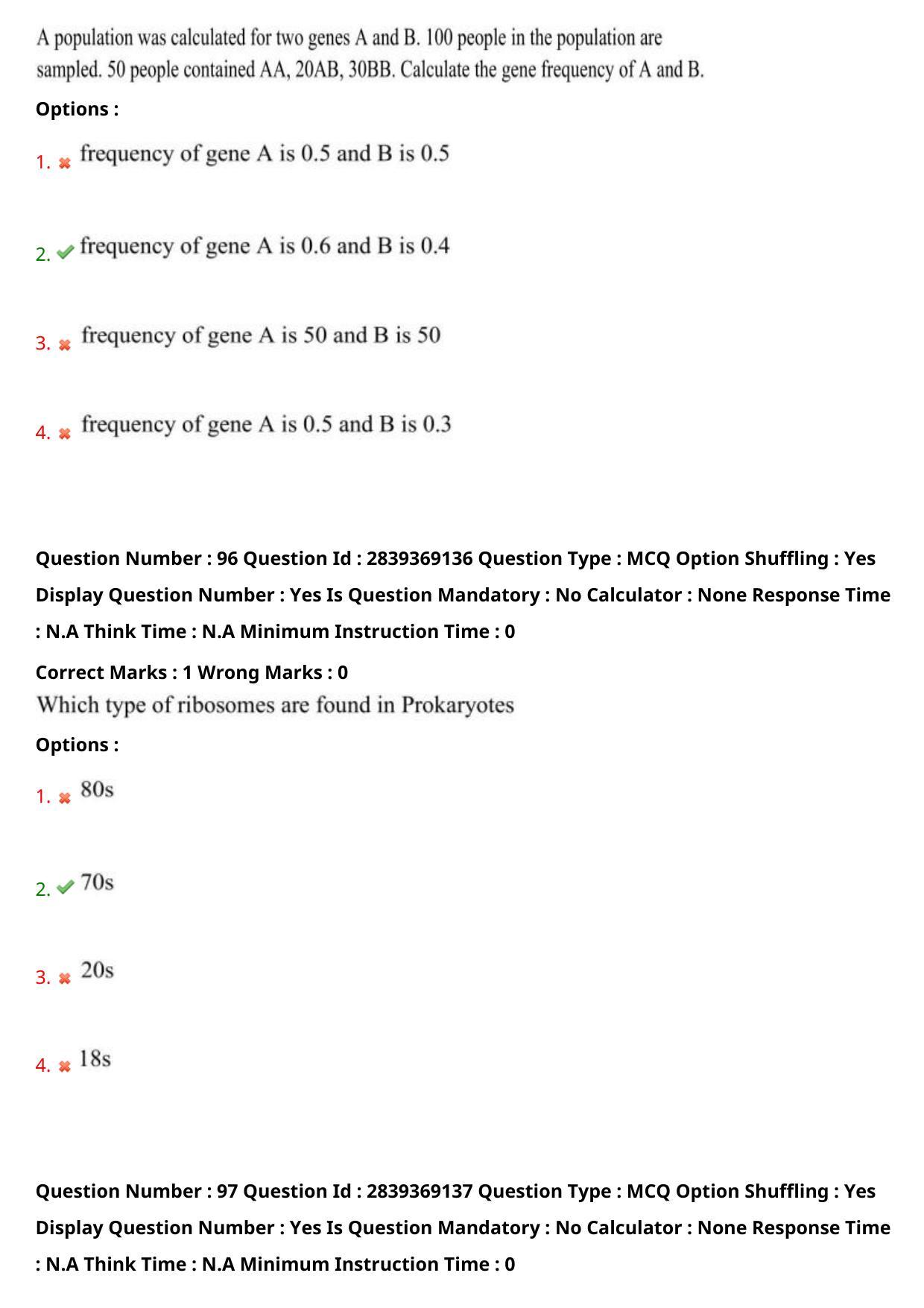 TS PGECET 2023: BT - BIO-TECHNOLOGY Question Papers - Page 53