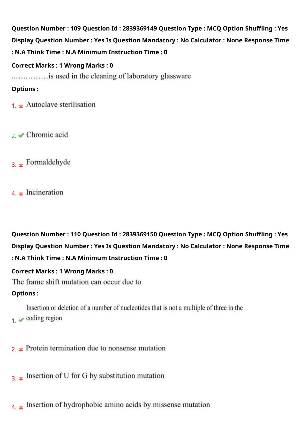 TS PGECET 2023: BT - BIO-TECHNOLOGY Question Papers - Page 60