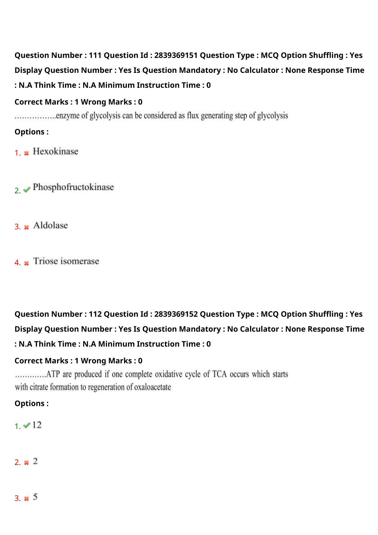 TS PGECET 2023: BT - BIO-TECHNOLOGY Question Papers - Page 61