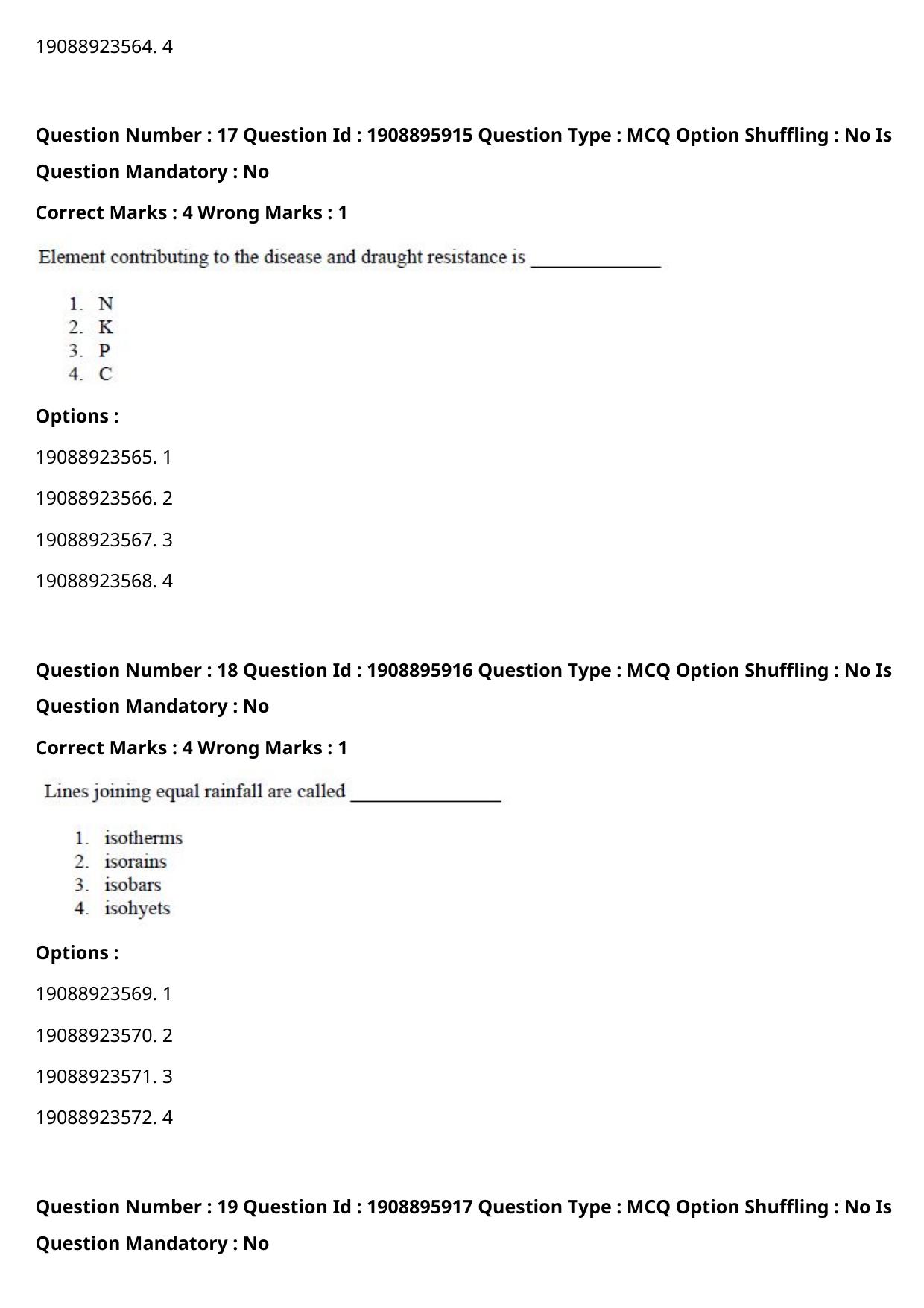 ICAR AIEEA PG 2021 AGRI BUSINESS MANAGEMENT Question Paper - Page 10