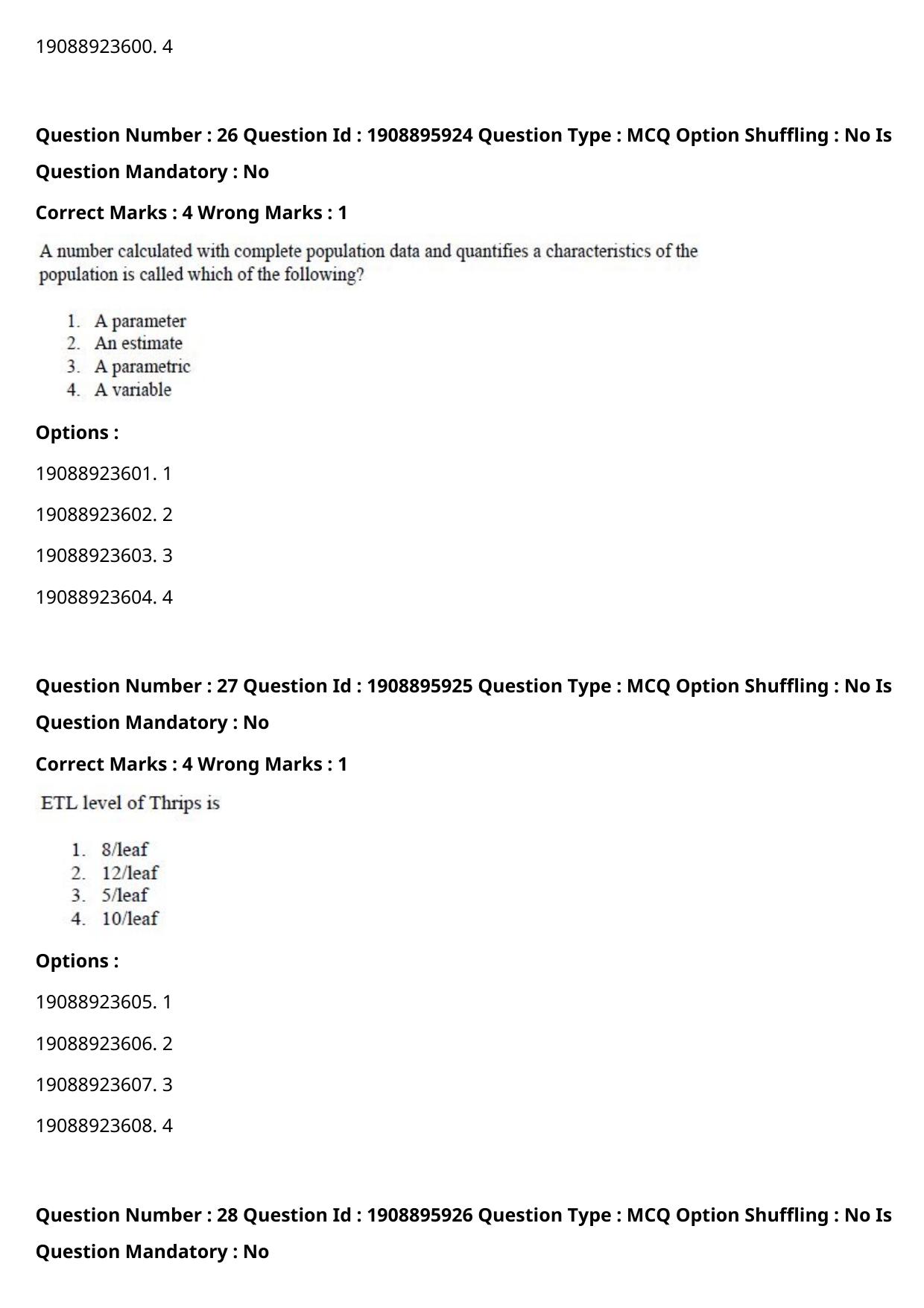 ICAR AIEEA PG 2021 AGRI BUSINESS MANAGEMENT Question Paper - Page 14