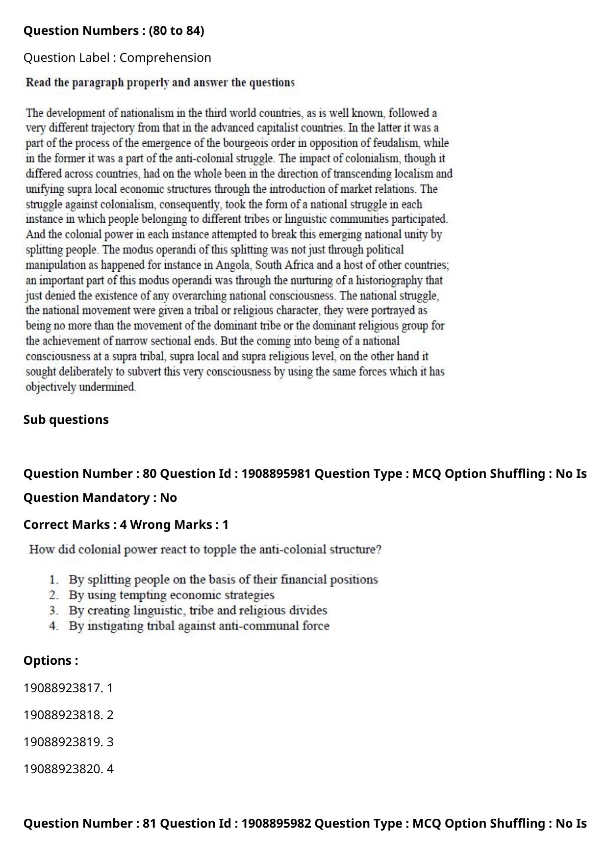 ICAR AIEEA PG 2021 AGRI BUSINESS MANAGEMENT Question Paper - Page 40