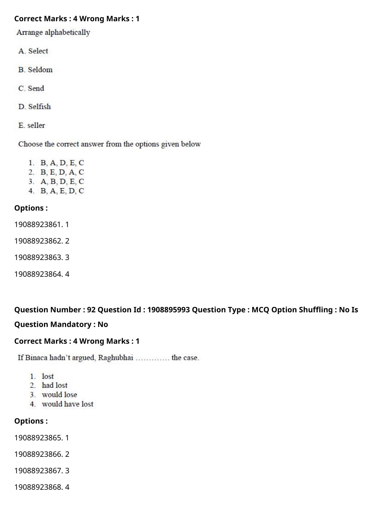 ICAR AIEEA PG 2021 AGRI BUSINESS MANAGEMENT Question Paper - Page 46