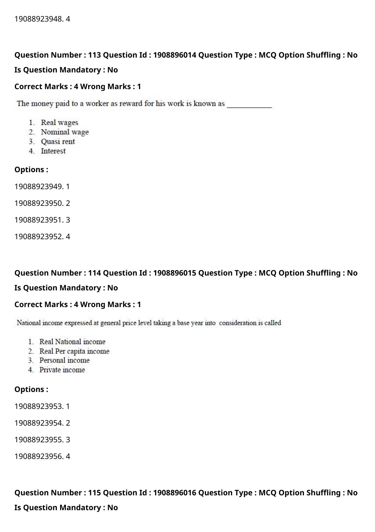 ICAR AIEEA PG 2021 AGRI BUSINESS MANAGEMENT Question Paper - Page 57