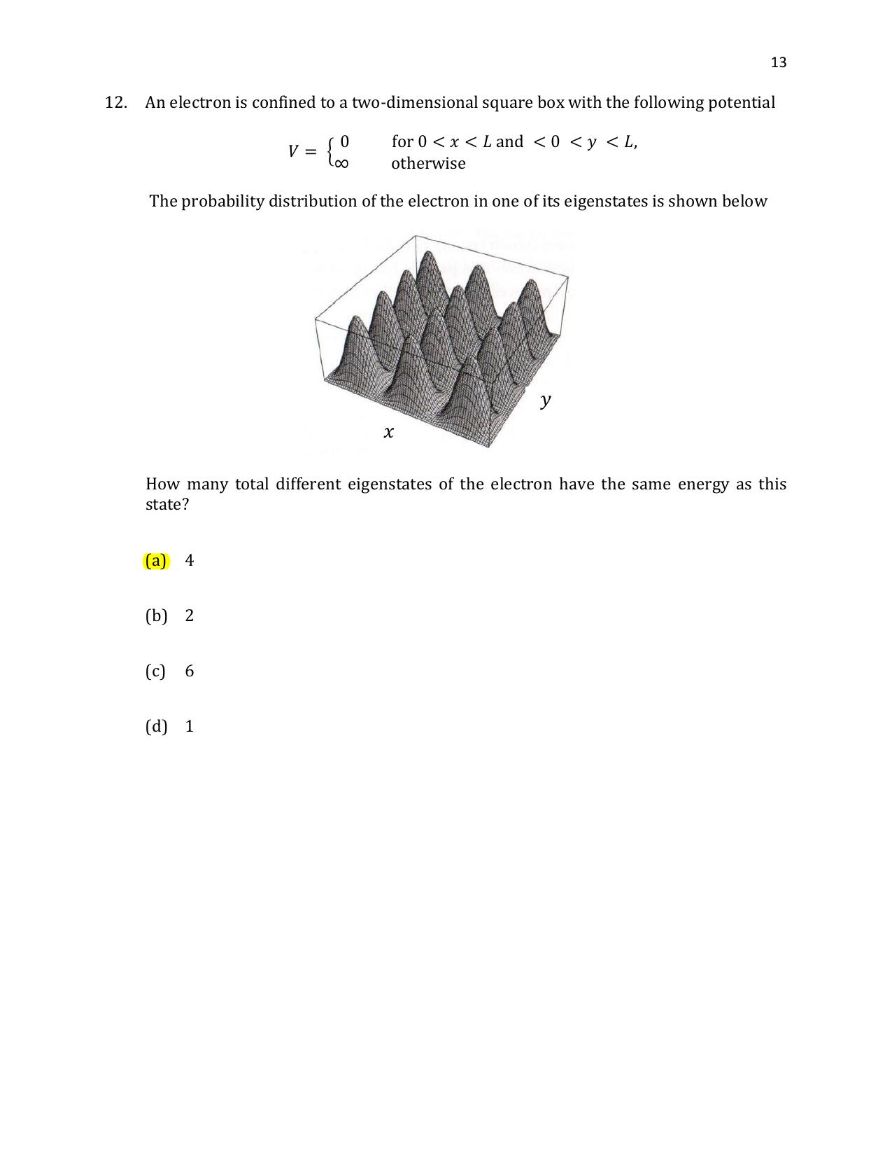 TIFR GS 2021 Physics Question Paper - Page 14