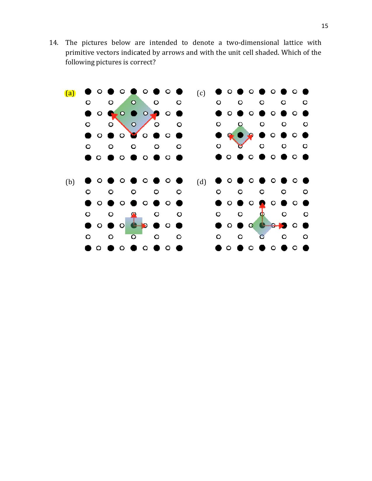 TIFR GS 2021 Physics Question Paper - Page 16