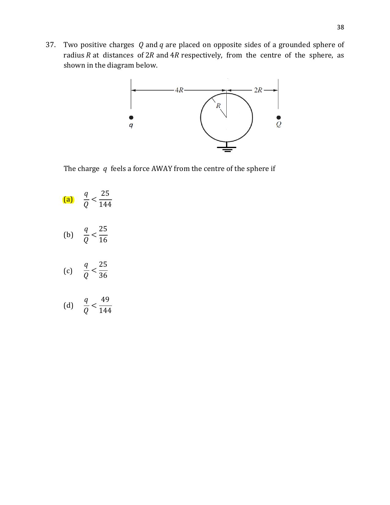 TIFR GS 2021 Physics Question Paper - Page 39