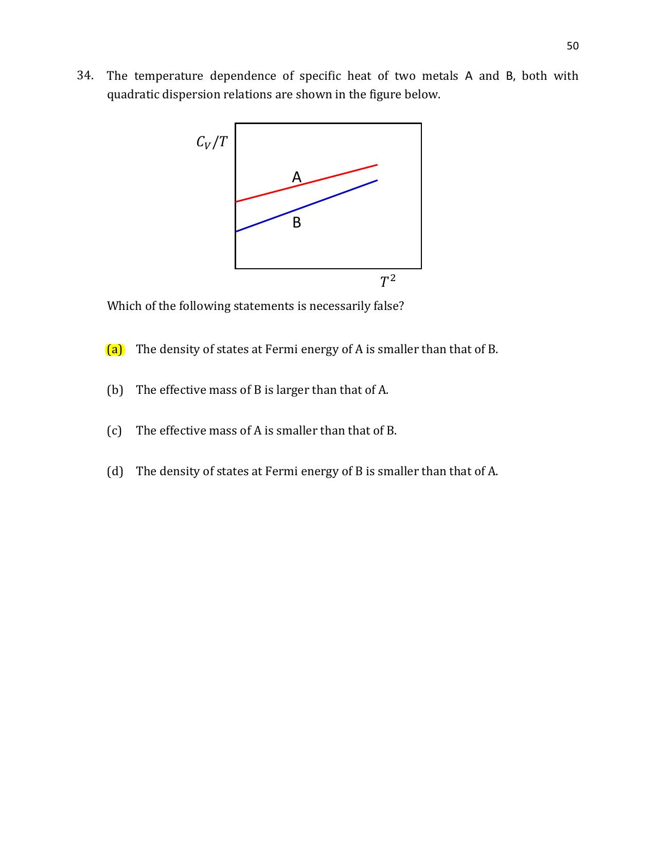 TIFR GS 2021 Physics Question Paper - Page 51