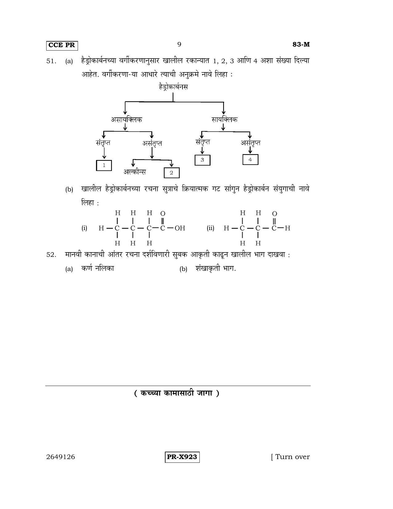 Karnataka SSLC Science (MARATHI Medium) - 83-M-CCE-PR_se5 (Supplementary) June 2016 Question Paper - Page 9