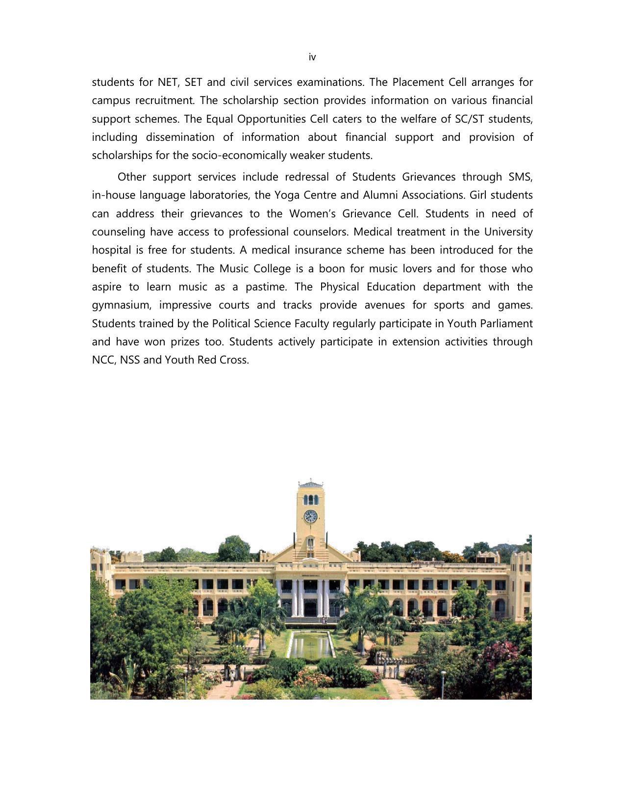 Annamalai University, Annamalai Nagar M.Phil Prospectus 2021-22 - Page 7