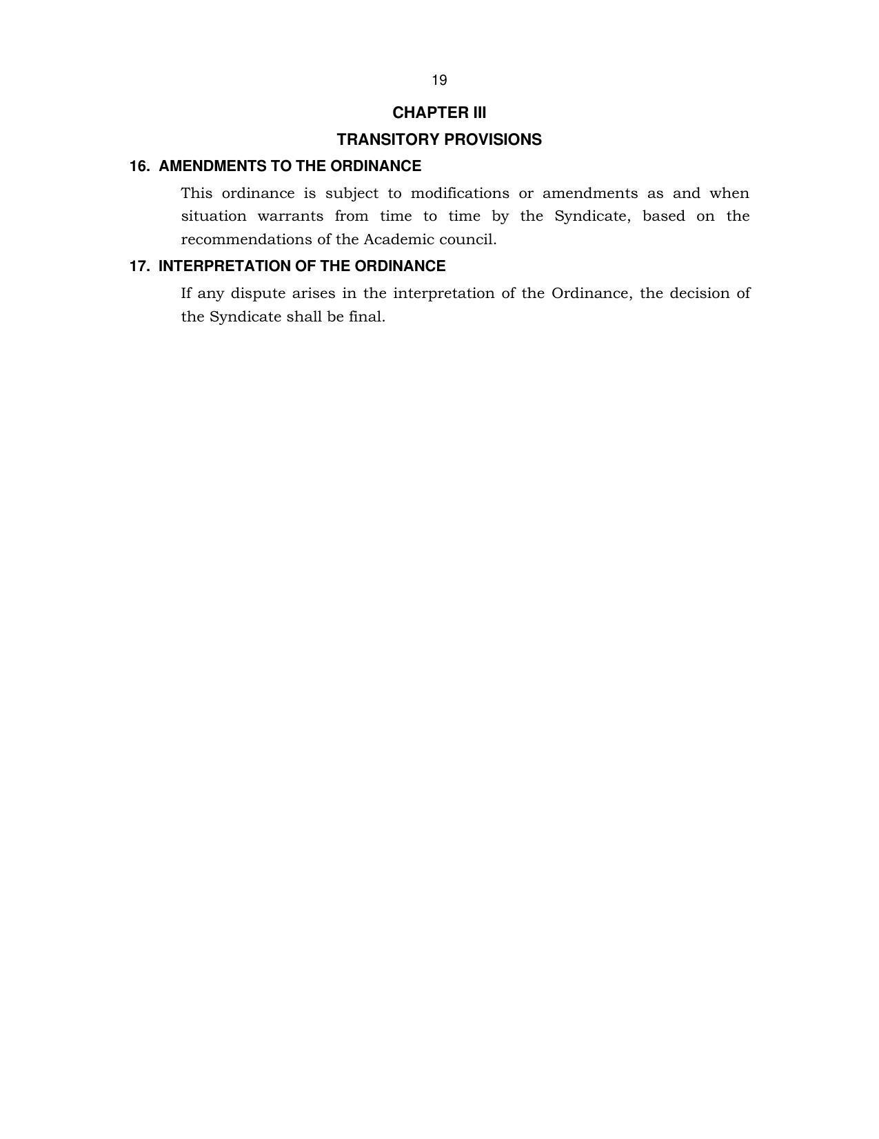 Annamalai University, Annamalai Nagar M.Phil Prospectus 2021-22 - Page 33