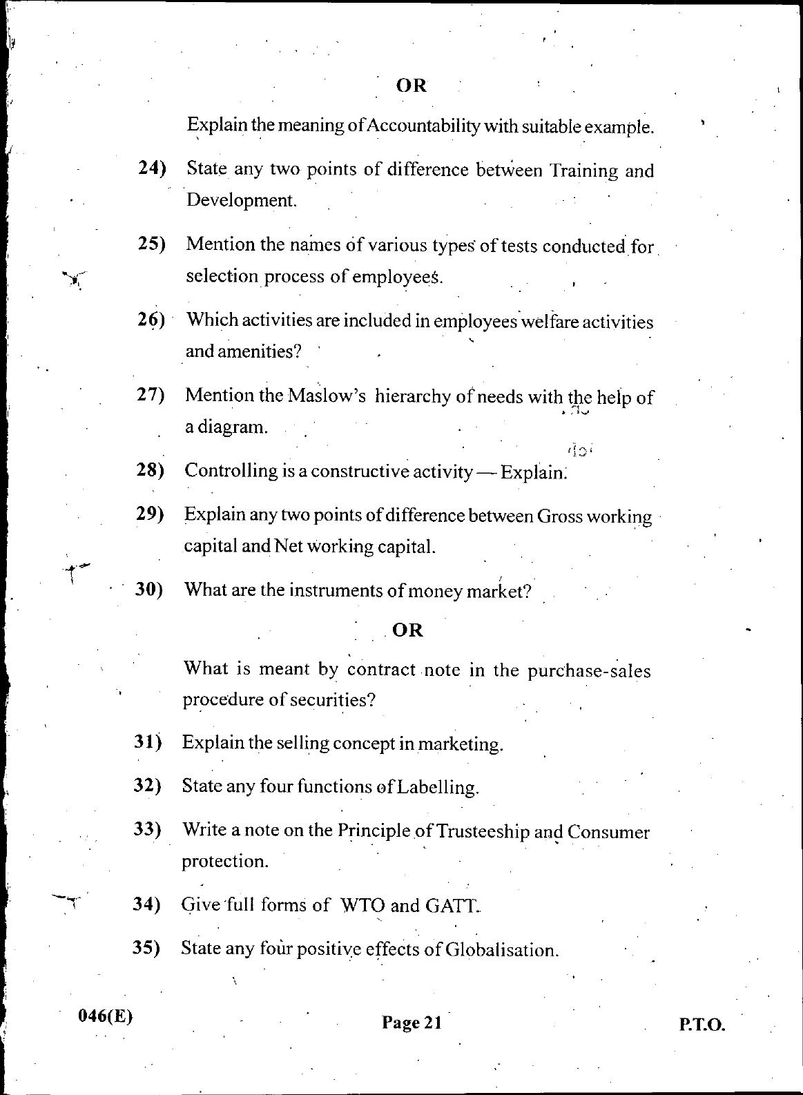 Gujarat Board Class 12th Question Paper March 2019: 46 (GHE) - Page 19