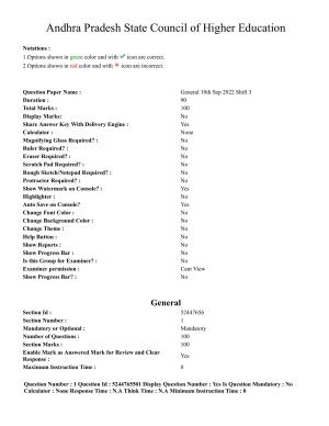 AP PGCET 2022 General Paper with Answer Key