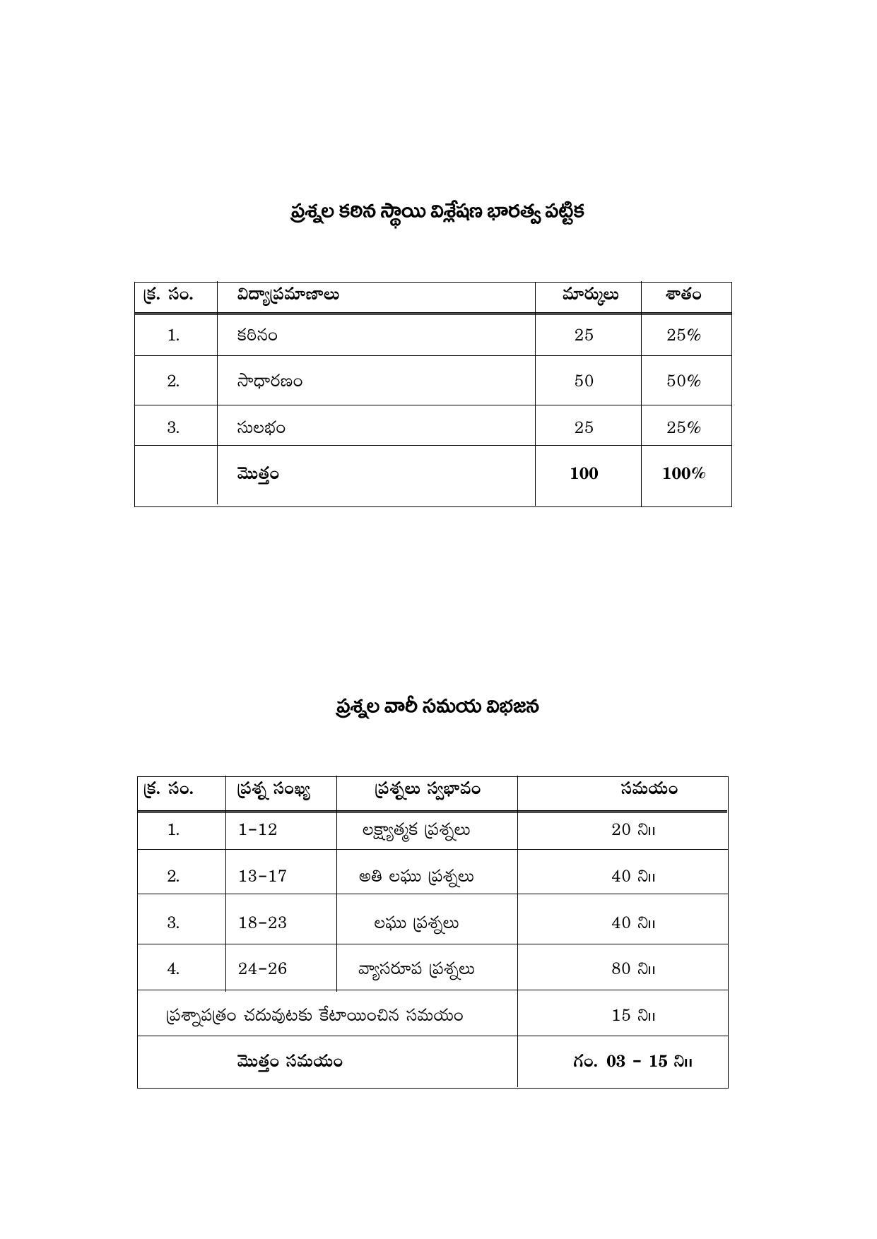 2ND LANGUAGE PAPER - (TELUGU - MEDIUM) 2024 Model Paper - Page 6