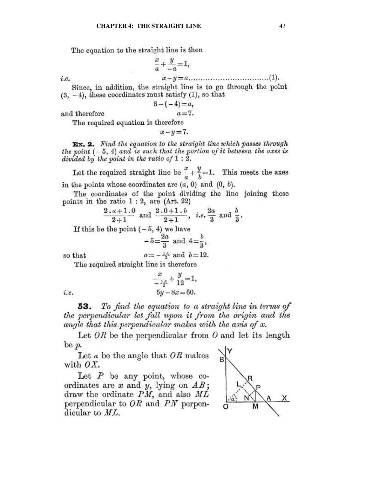 Chapter 4: The Straight Line - SL Loney Solutions: The Elements of Coordinate Geometry - Page 4