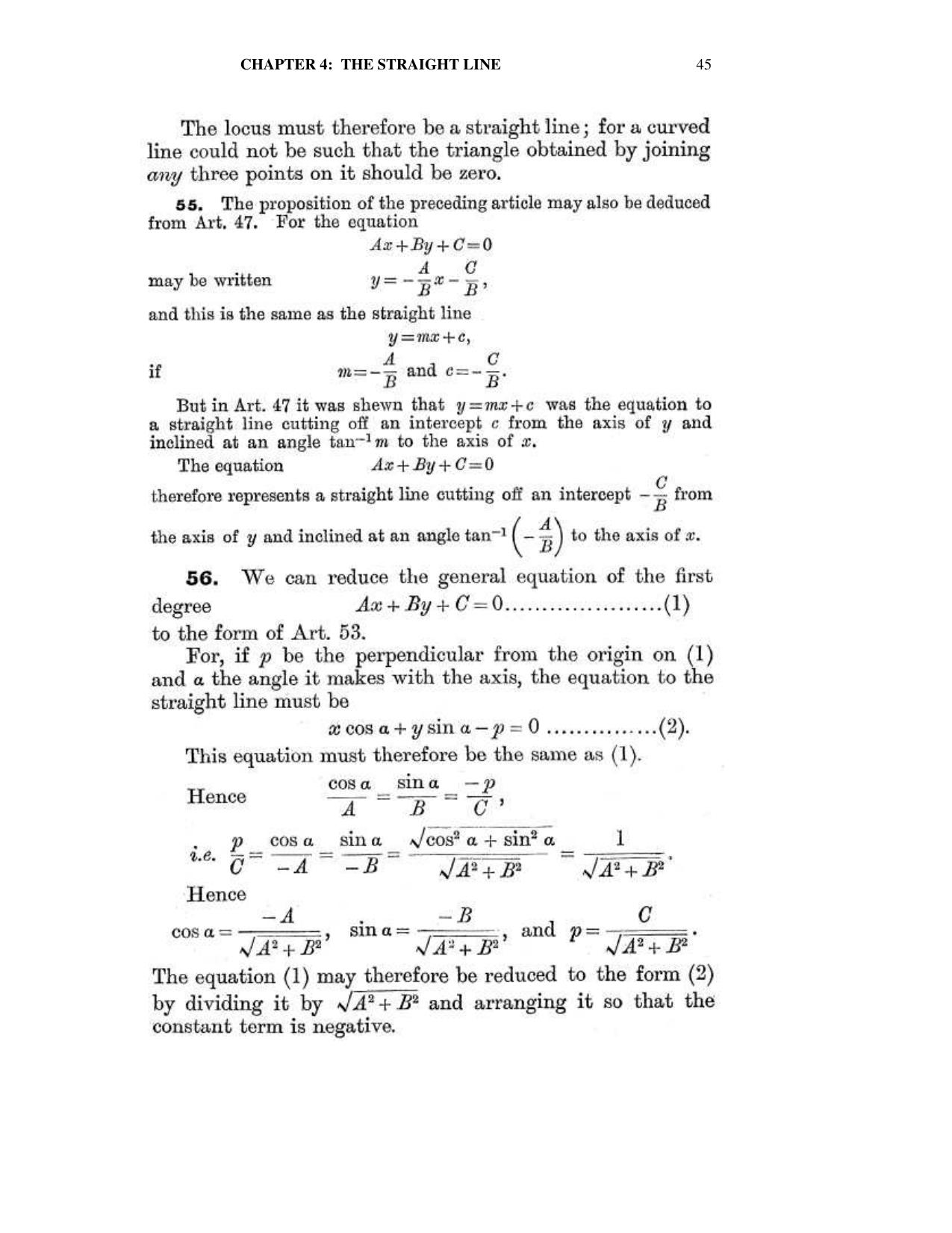 Chapter 4: The Straight Line - SL Loney Solutions: The Elements of Coordinate Geometry - Page 6