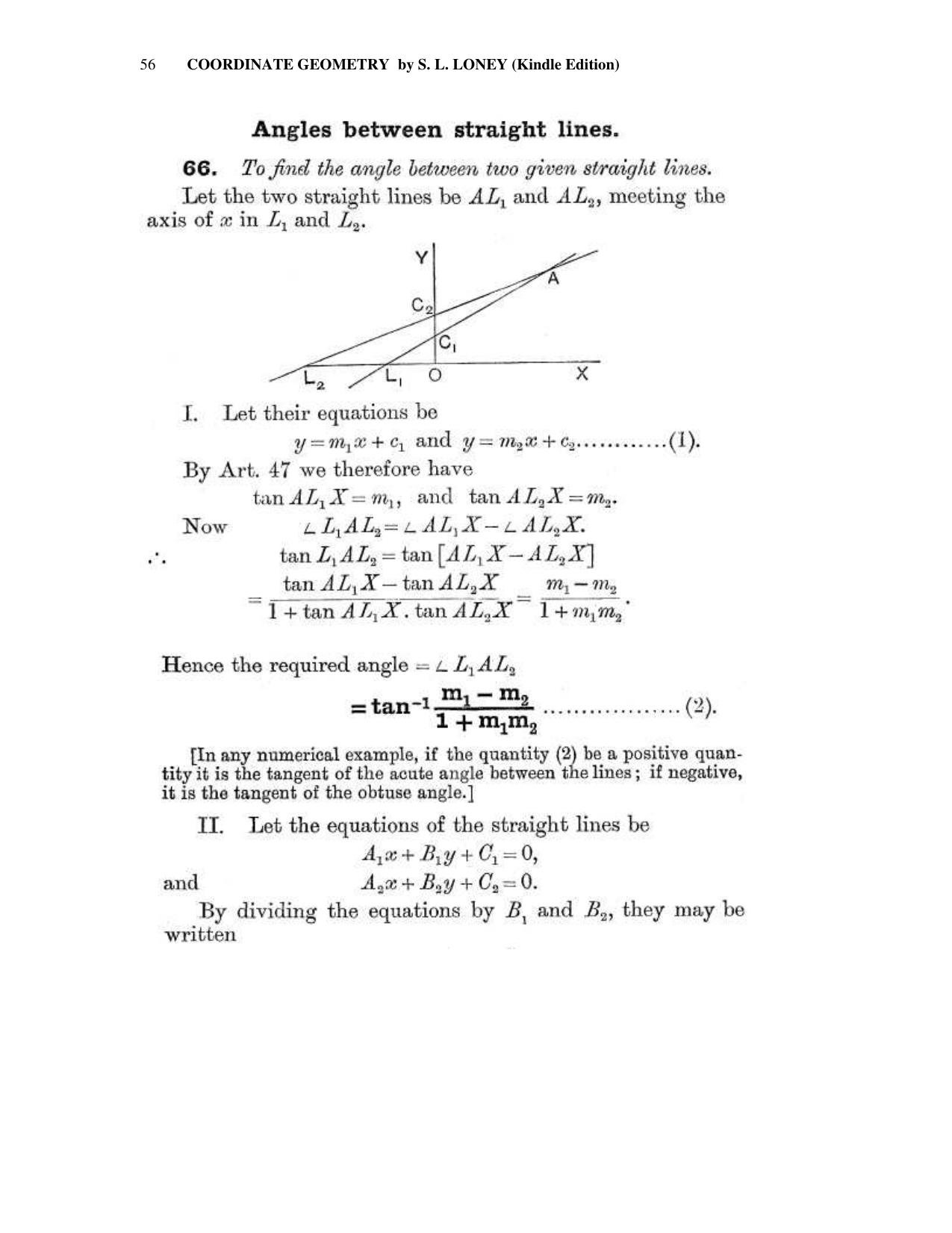 Chapter 4: The Straight Line - SL Loney Solutions: The Elements of Coordinate Geometry - Page 17
