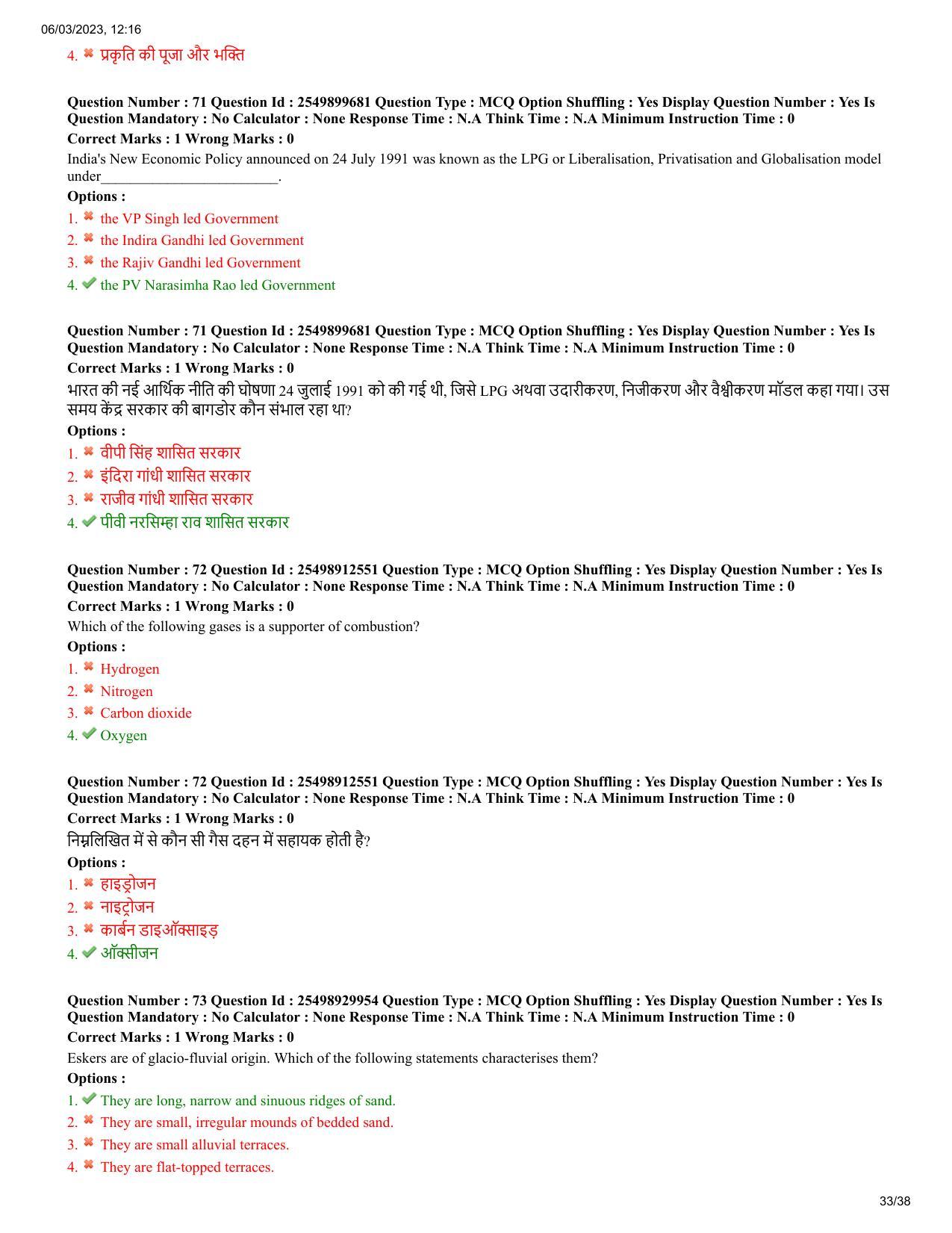 MP CPCT 4 Mar 2023 Question Paper Shift 1 - Page 33