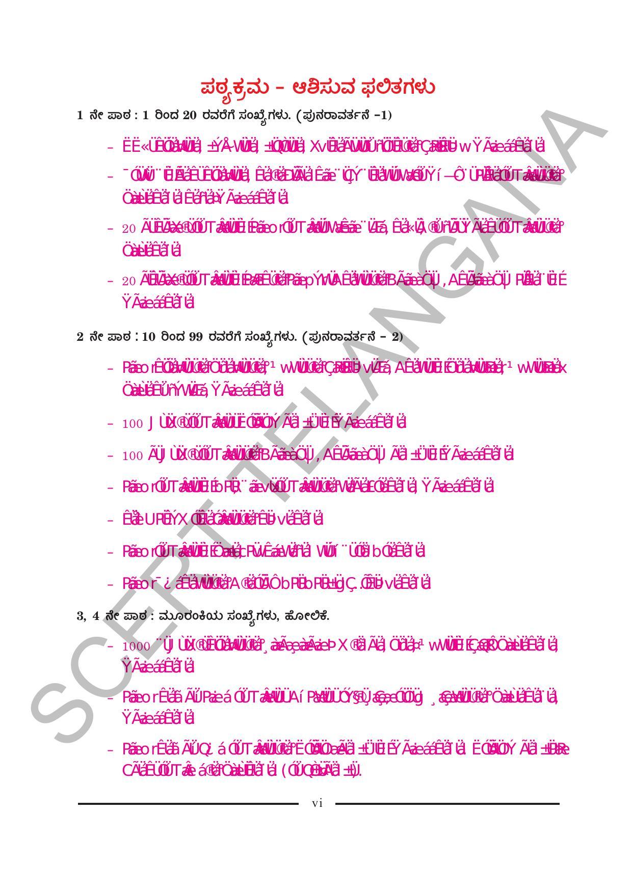 TS SCERT Class 2 Maths (Kannada Medium) Text Book - Page 8
