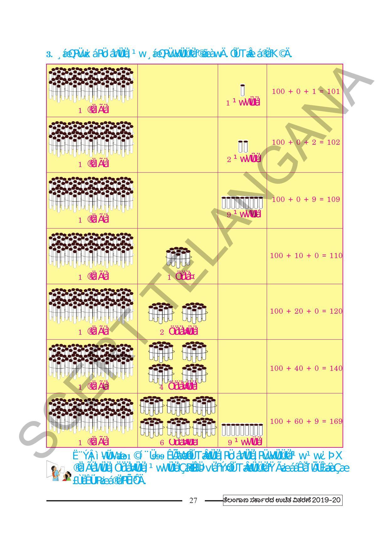 TS SCERT Class 2 Maths (Kannada Medium) Text Book - Page 39