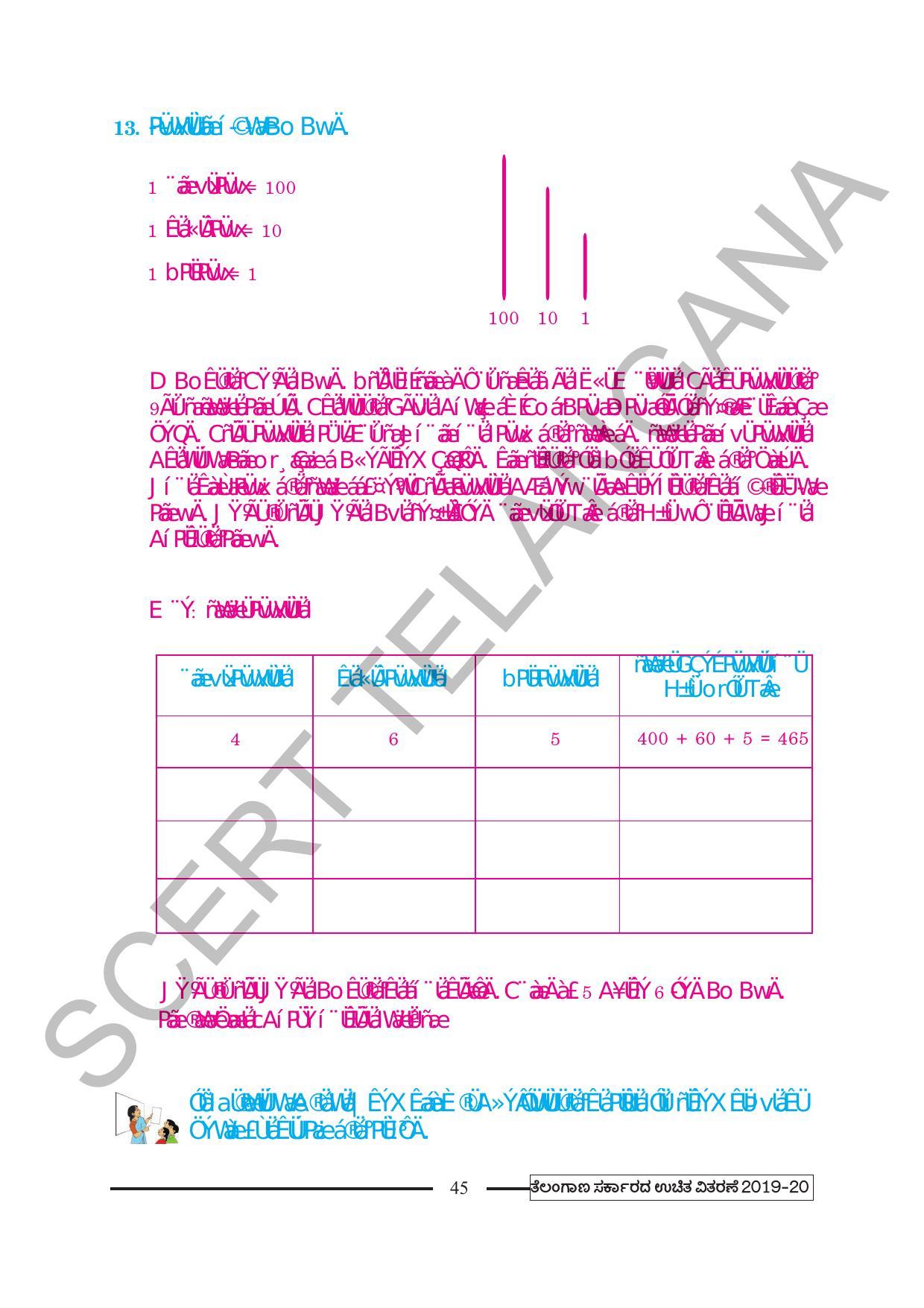 TS SCERT Class 2 Maths (Kannada Medium) Text Book - Page 57