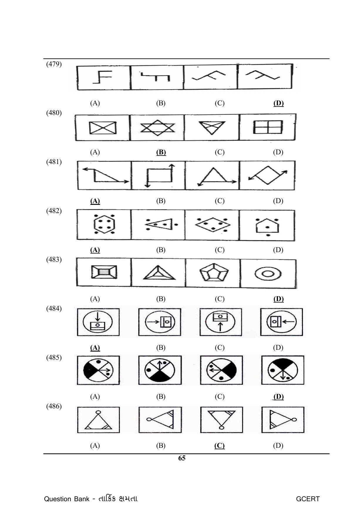 Gujarat Board Class Question Paper - Maths 1 - Page 65