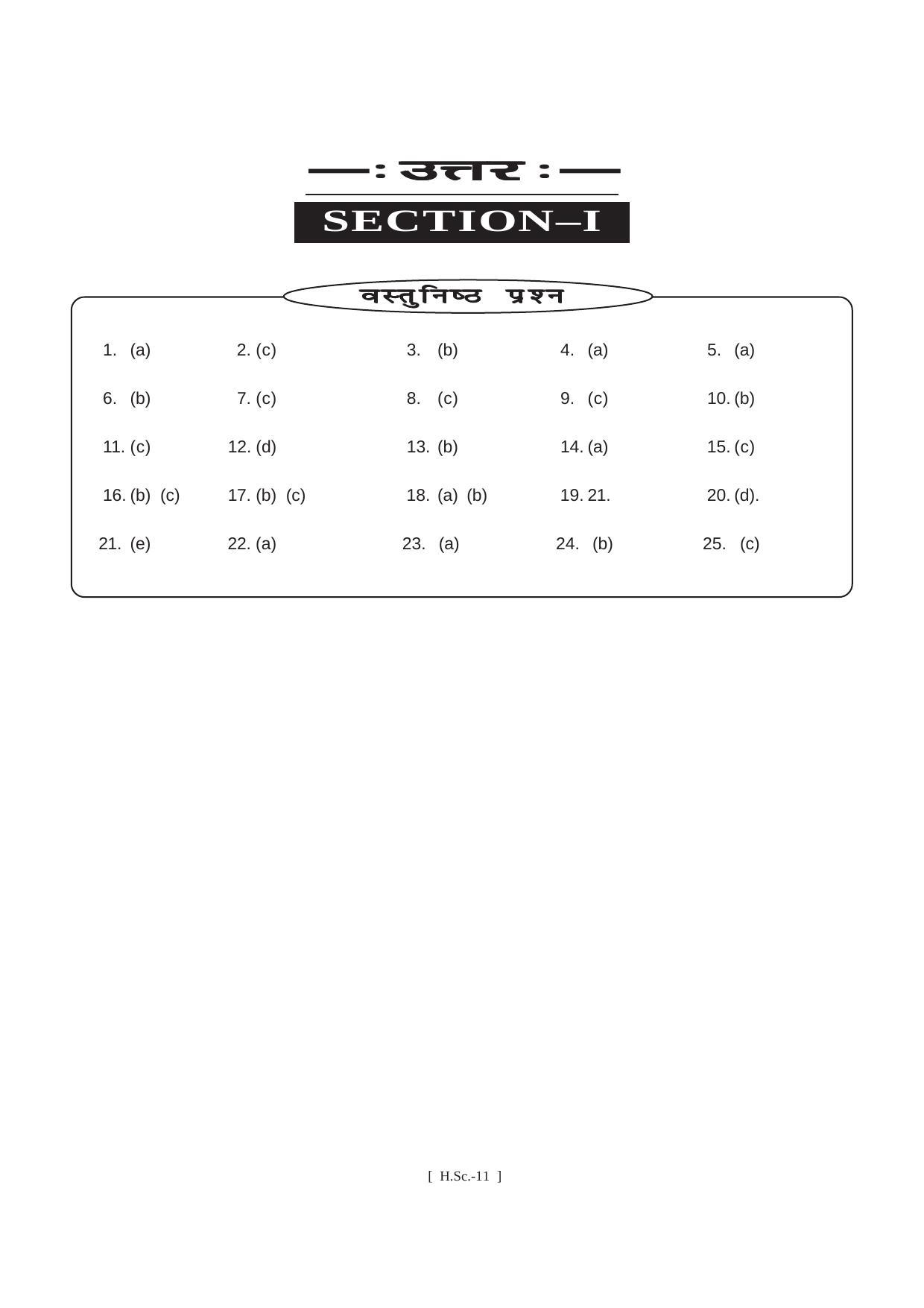 Bihar Board Class 11 Home Science (All Groups) Model Paper - Page 11