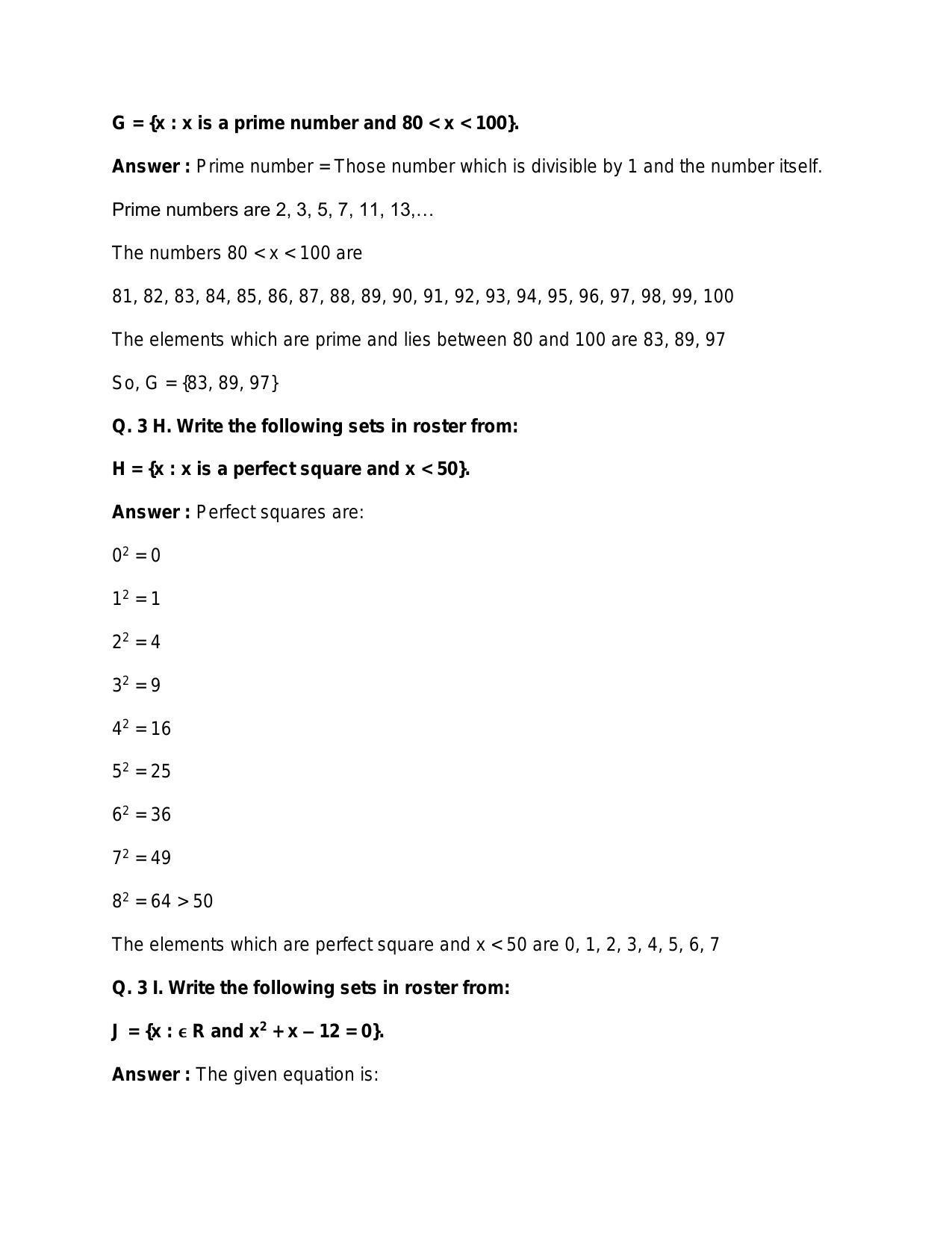 Chapter 1: Sets: RS Aggarwal Class 11 Solutions  - Page 7