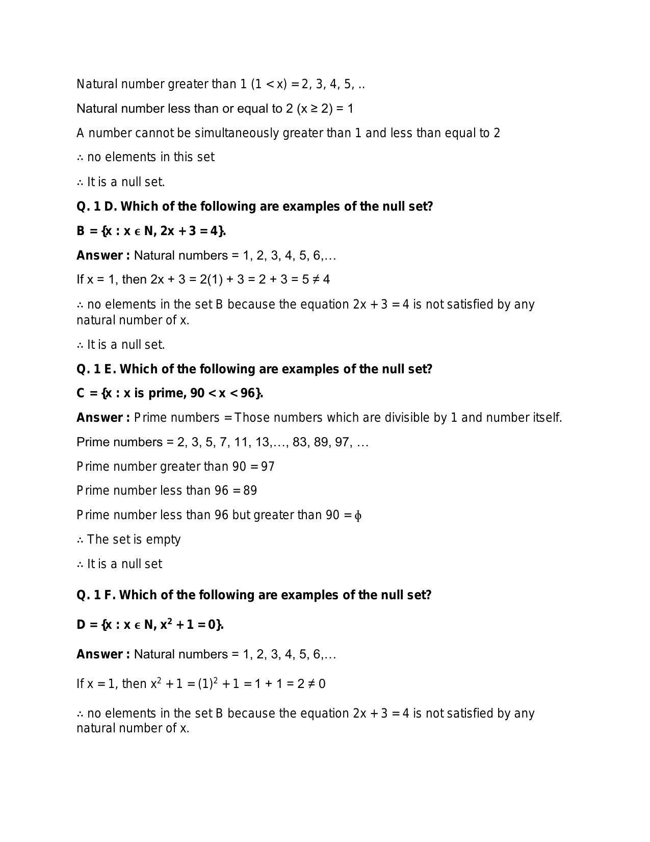 Chapter 1: Sets: RS Aggarwal Class 11 Solutions  - Page 19