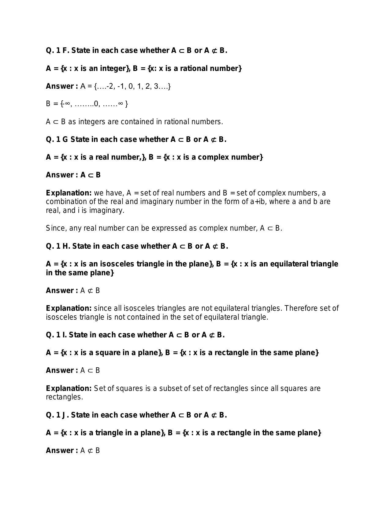 Chapter 1: Sets: RS Aggarwal Class 11 Solutions  - Page 32