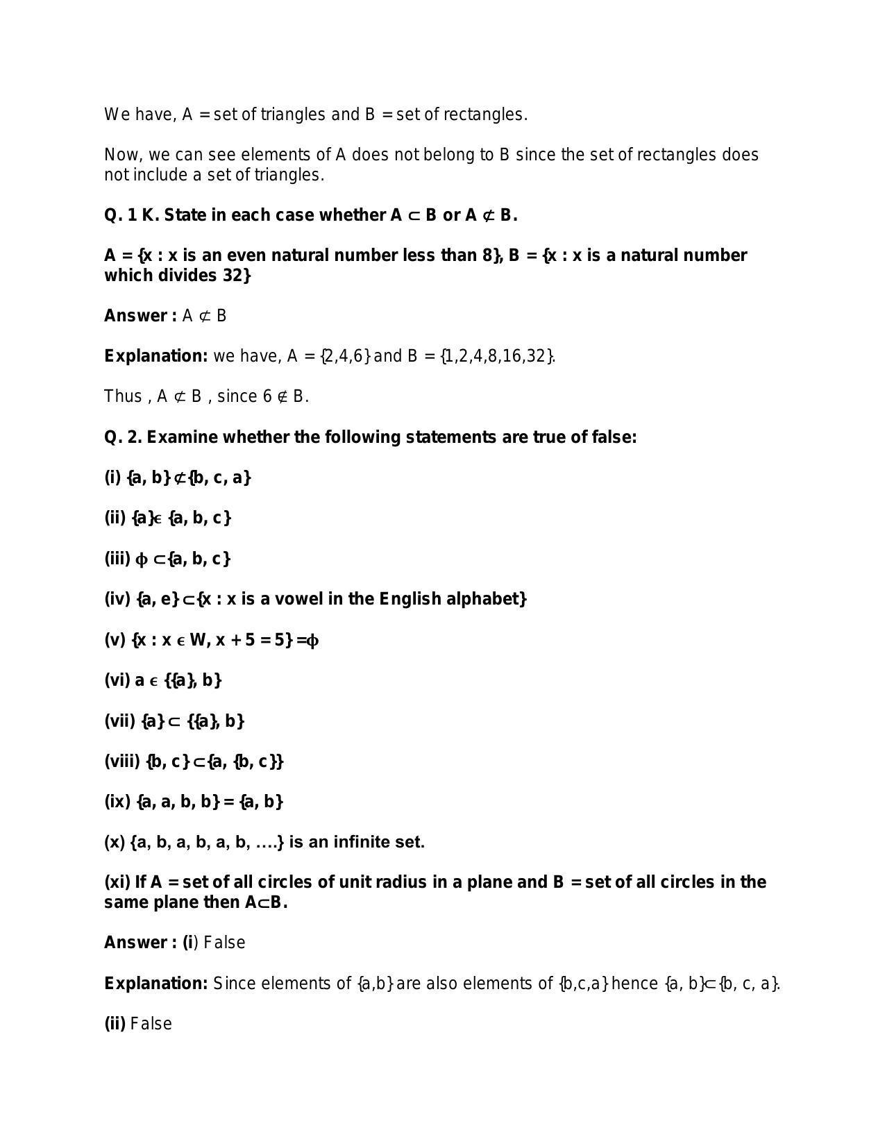 Chapter 1: Sets: RS Aggarwal Class 11 Solutions  - Page 33