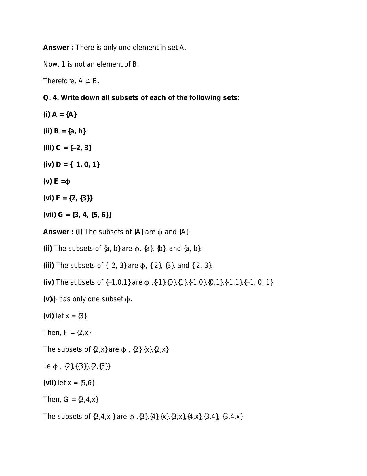 Chapter 1: Sets: RS Aggarwal Class 11 Solutions  - Page 35