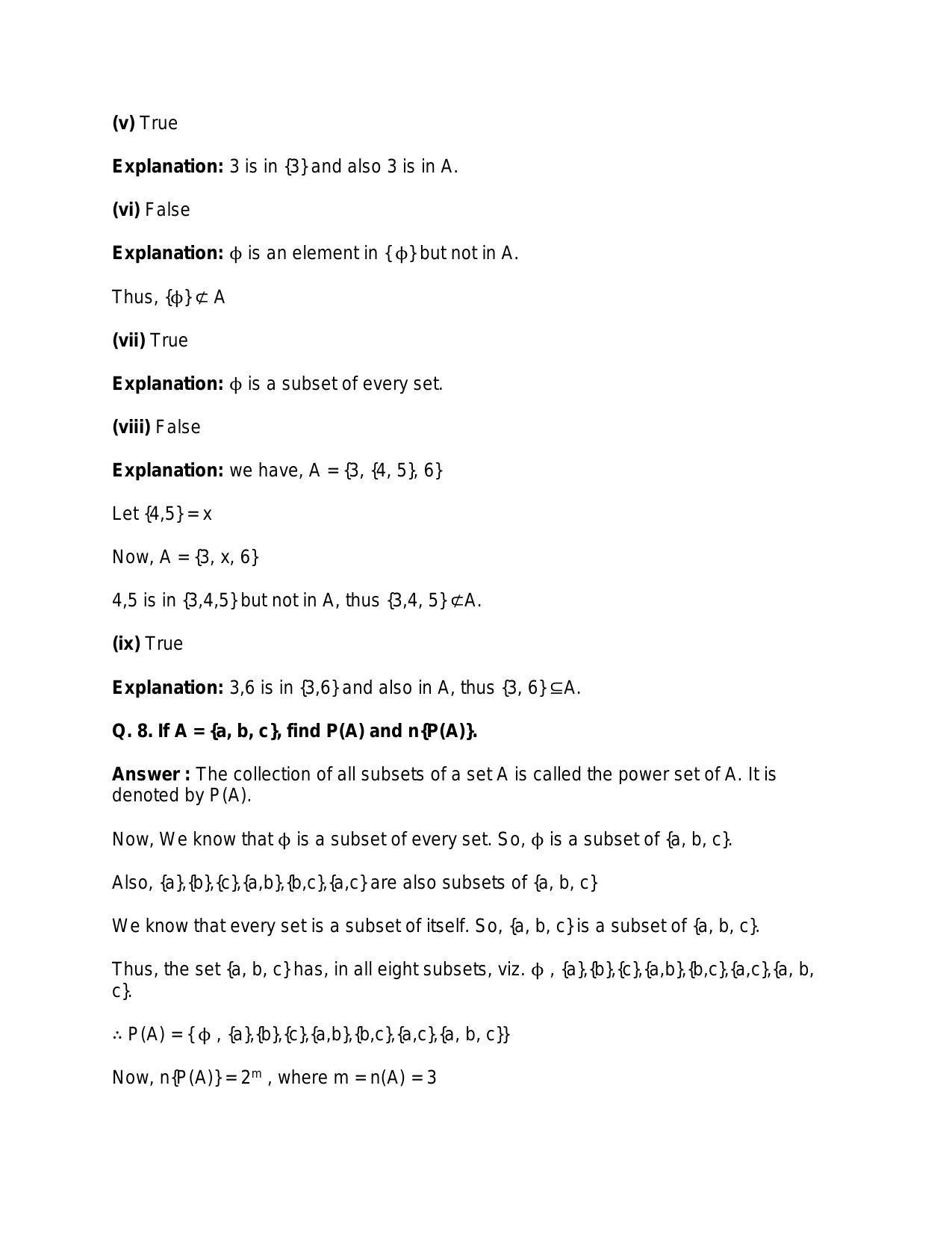 Chapter 1: Sets: RS Aggarwal Class 11 Solutions  - Page 39