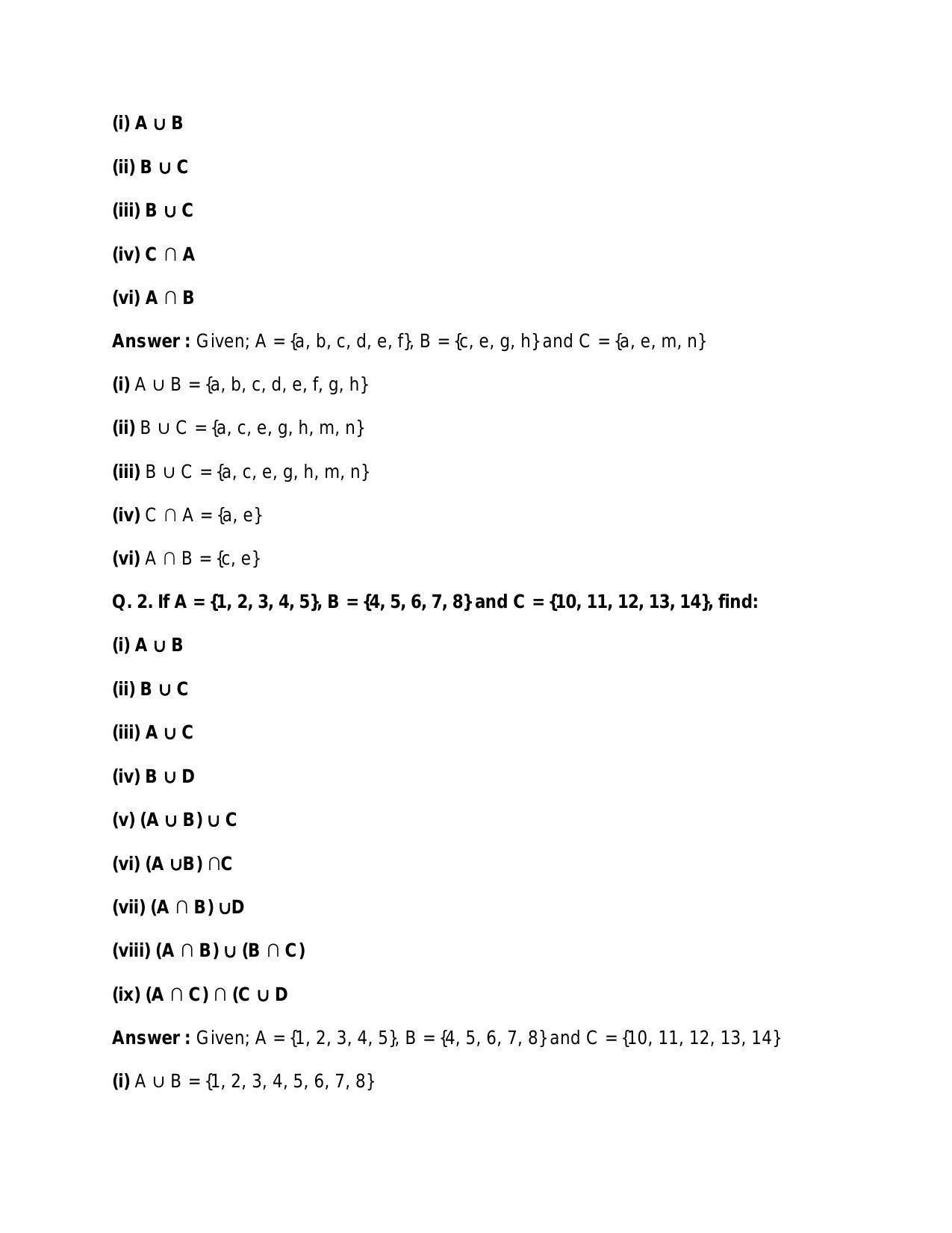 Chapter 1: Sets: RS Aggarwal Class 11 Solutions  - Page 43