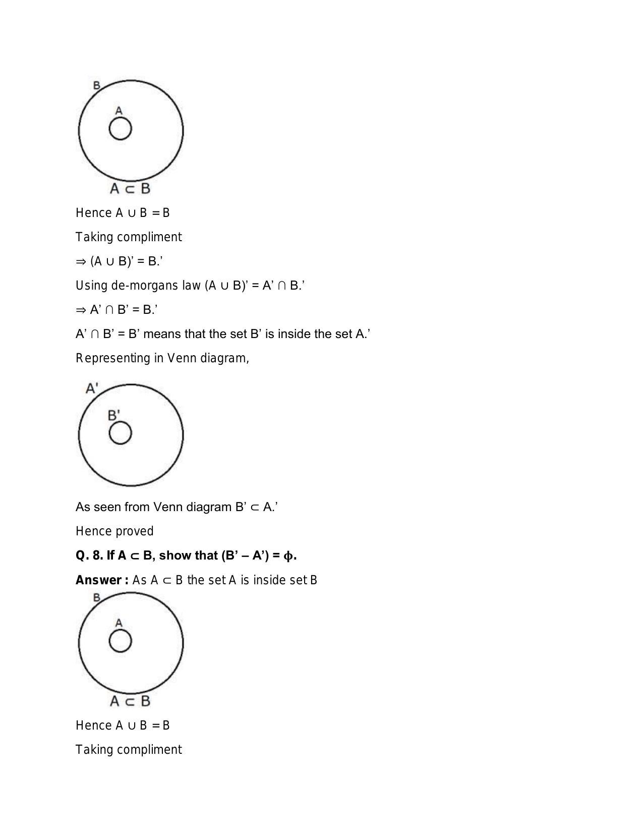 Chapter 1: Sets: RS Aggarwal Class 11 Solutions  - Page 92