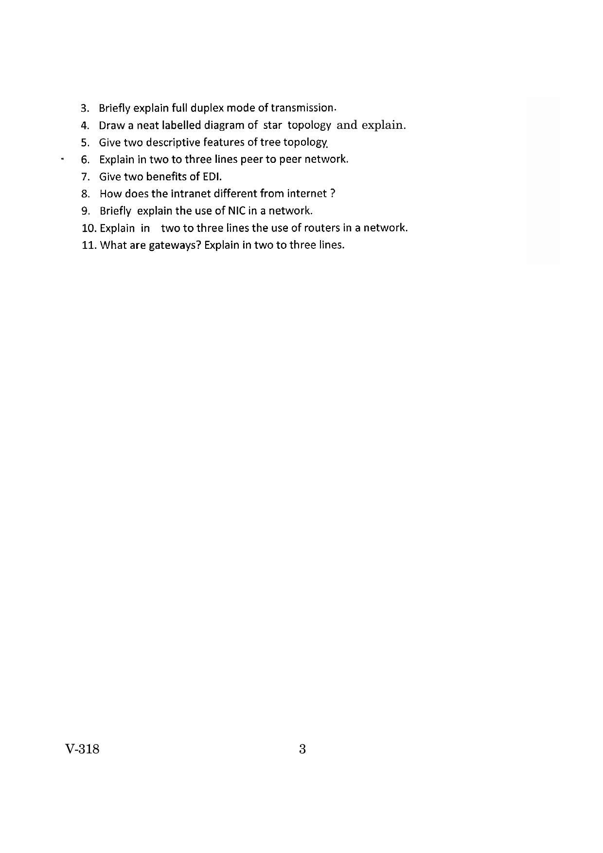 Goa Board Class 12 Computer Org & Operating System (CWSN)  Cwsn March 2019 (March 2019) Question Paper - Page 3
