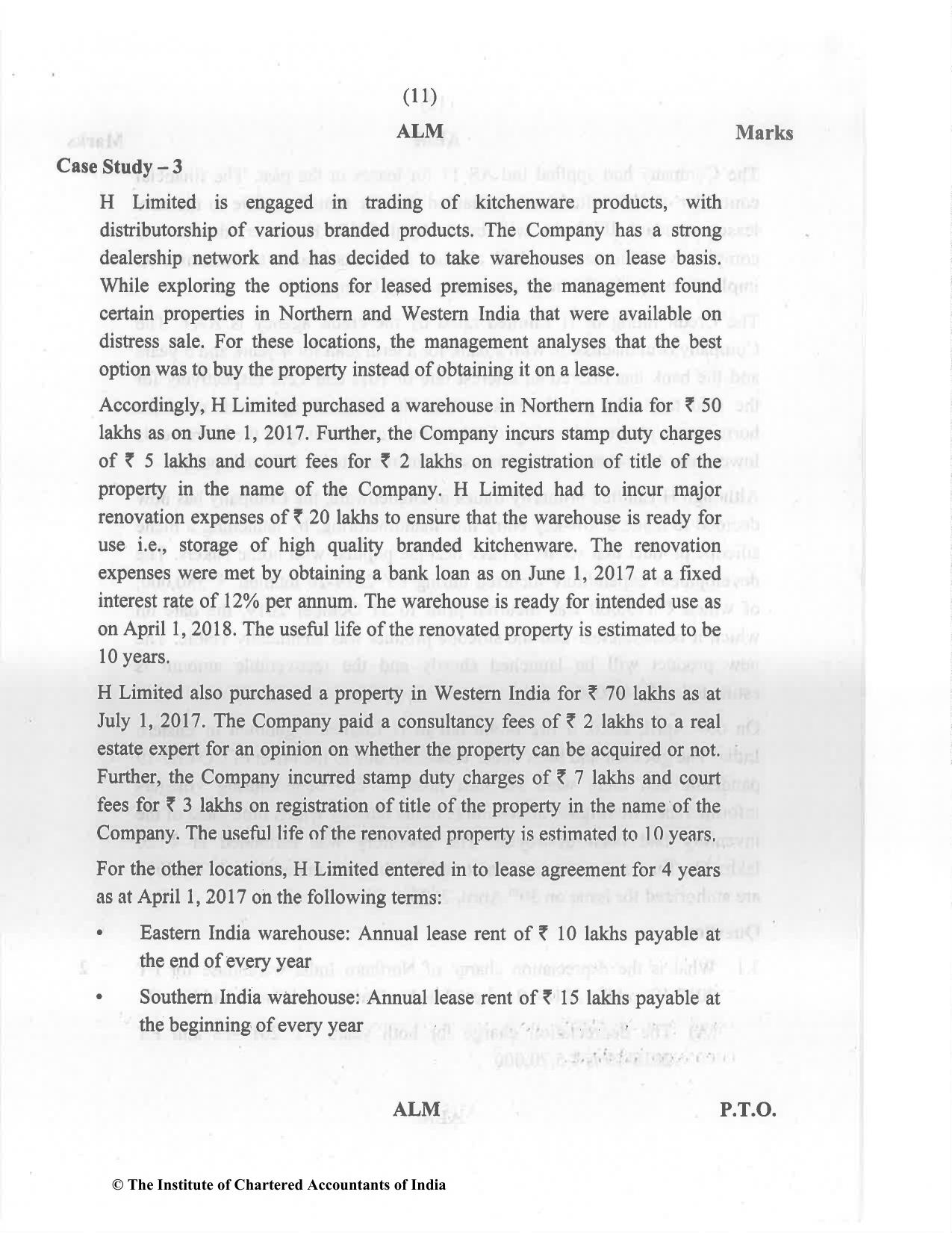 CA Final Dec 2021 Question Paper - Paper 6E – Global Financial Reporting Standards - Page 11