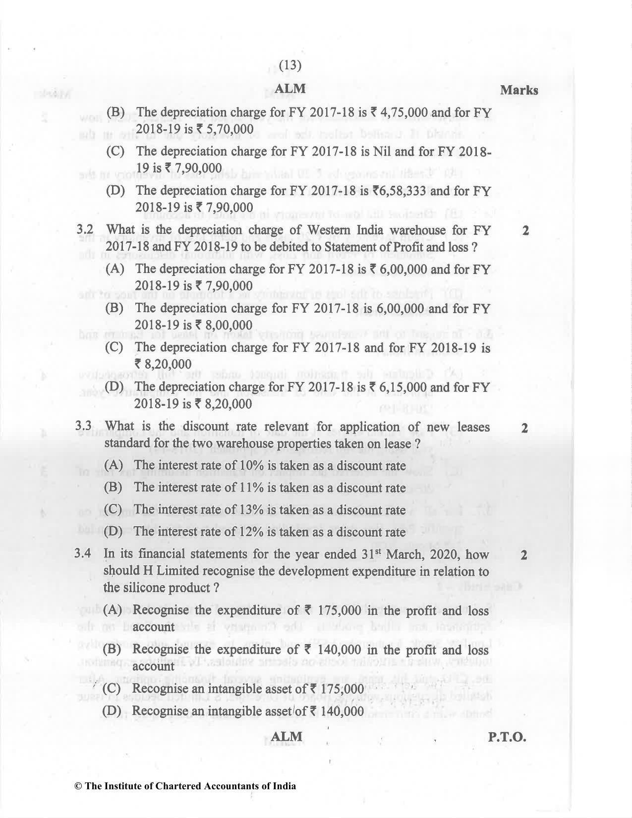 CA Final Dec 2021 Question Paper - Paper 6E – Global Financial Reporting Standards - Page 13