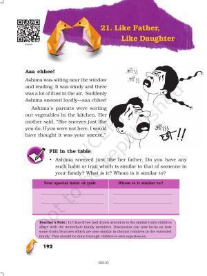 NCERT Book for Class 5 EVS Chapter 21 Like Father, Like Daughter