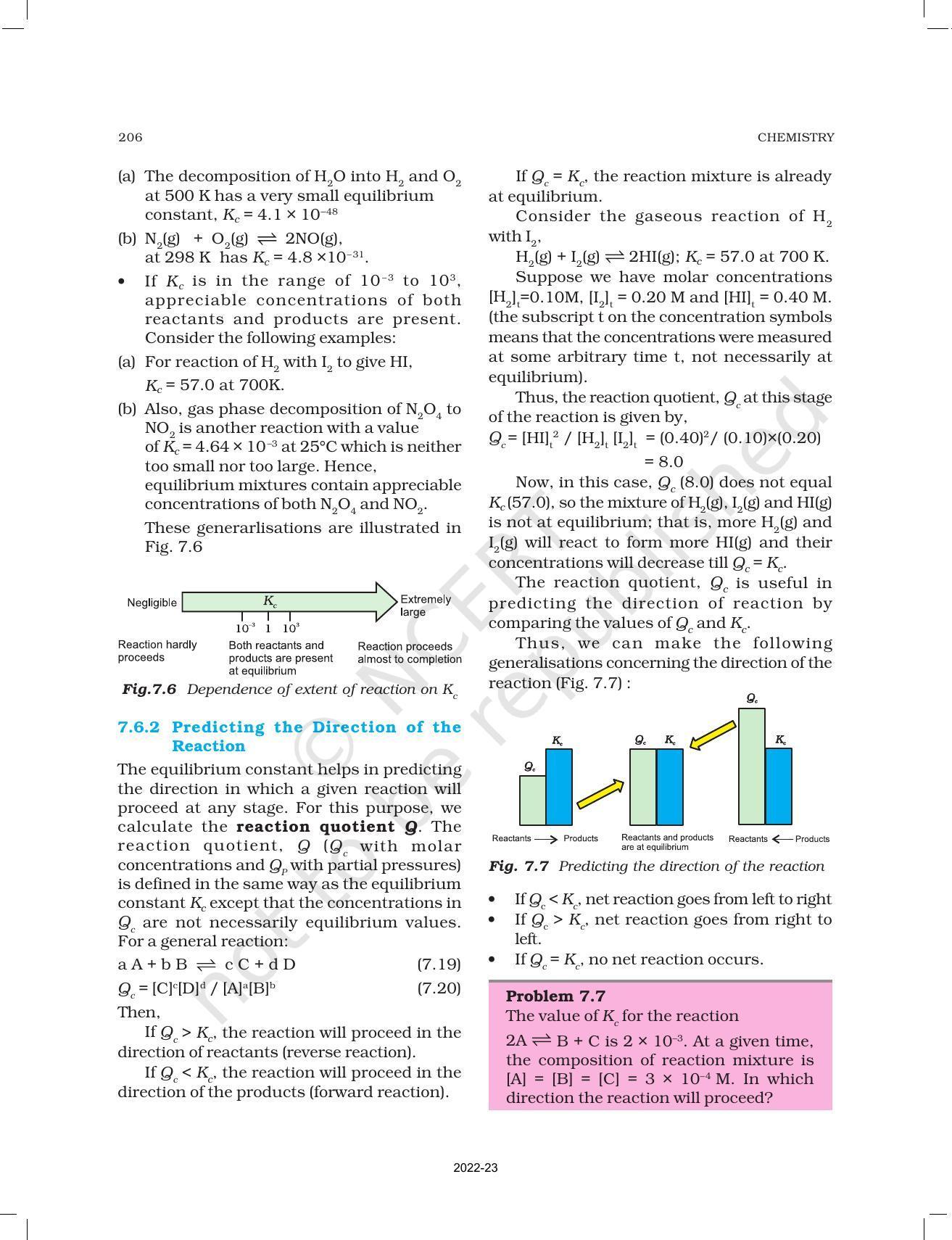 NCERT Book for Class 11 Chemistry Chapter 7 Equilibrium - Page 15
